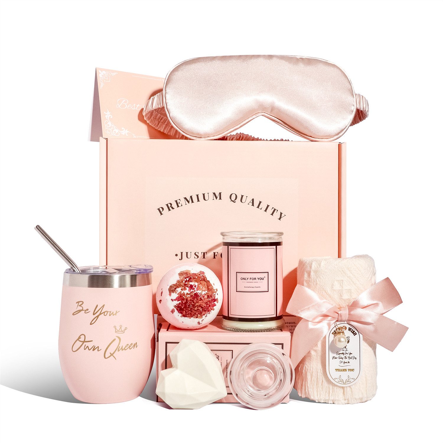 Luckice Pflege-Geschenkbox Weihnachtsgeschenk Pflege-Geschenkset Körperpflege Set Frauen Damen Pflegeset Körperpflege-Set für Frauen Selbstpflegegeschenke für Frauen, Mütter, Schwestern, Ehefrauen, beste Freunde, Lehrer, Krankenschwestern, Kollegen, entsp