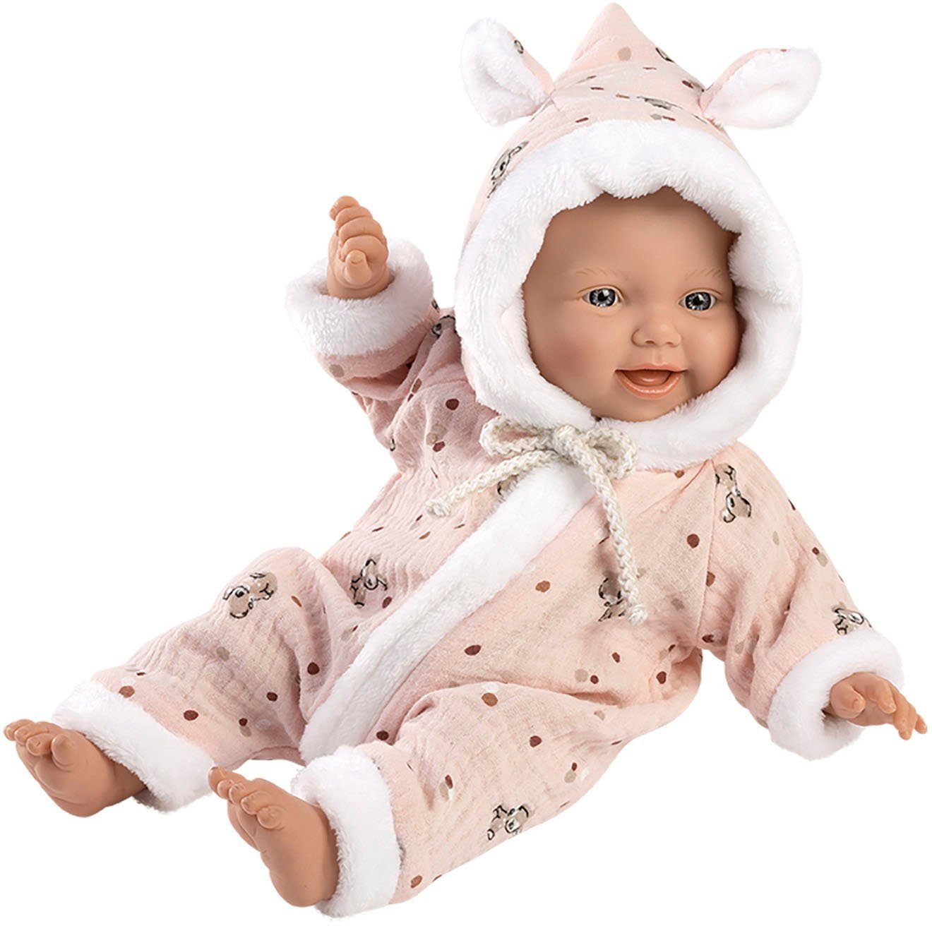 Llorens Babypuppe Babypuppe mit Overall, 32 cm | Babypuppen