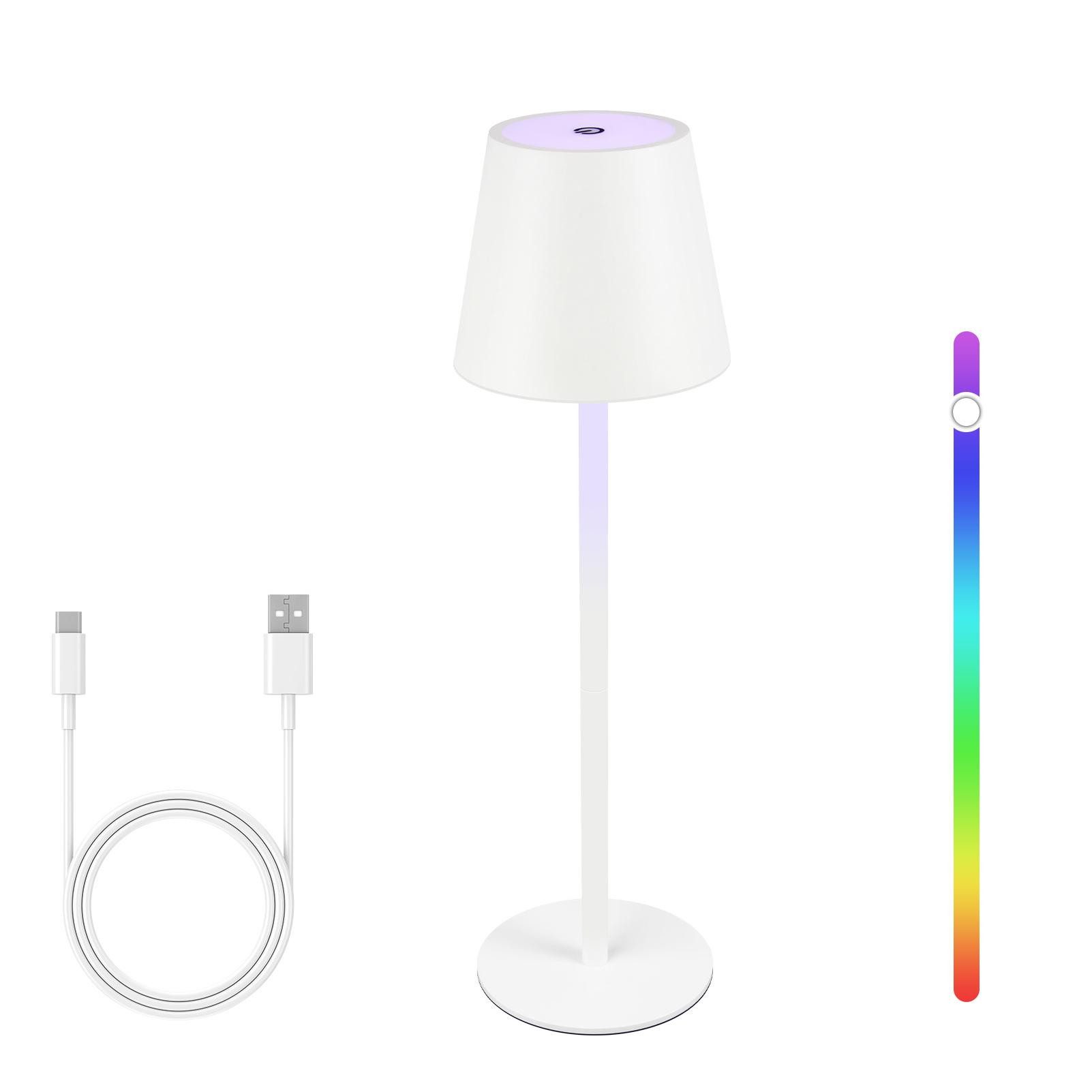 ZMH Tischleuchte Kabellos Dimmbar RGB Whonzimmer günstig online kaufen