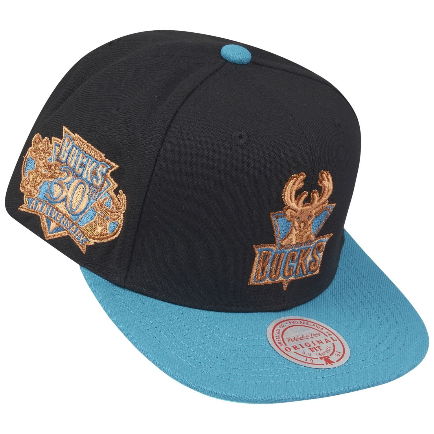 Mitchell & Ness Snapback Cap MAKE Milwaukee Bucks CENTS