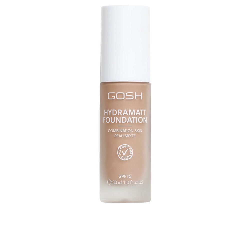 GOSH Make-up HYDRAMATT Make-up Unterlage SPF15 #012-mittel dunkel-neutral 30 ml