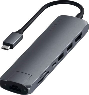 Satechi Type-C Multi-Port Hub 4K Ethernet Slim Notebook-Adapter