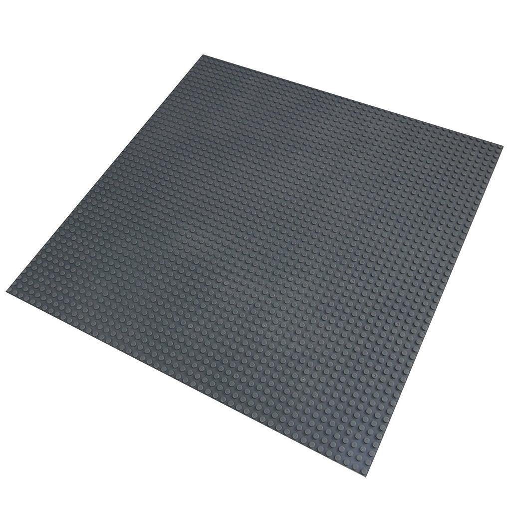 Katara Grundbauplatte 50x50 Noppen, verschiedene Farben Konstruktionsspielsteine, (1er Set), Dunkel Grau, 100% Kompatibel Sluban, Papimax, Q-Bricks, LEGO®