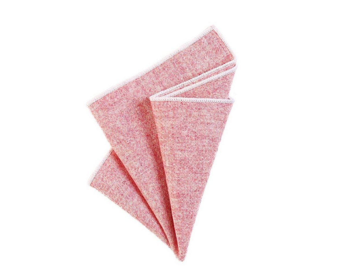 DonDon Einstecktuch DonDon Einstecktuch Tweed Style einfarbig, (Packung, 1-St), zum Falten, Tweed-Look