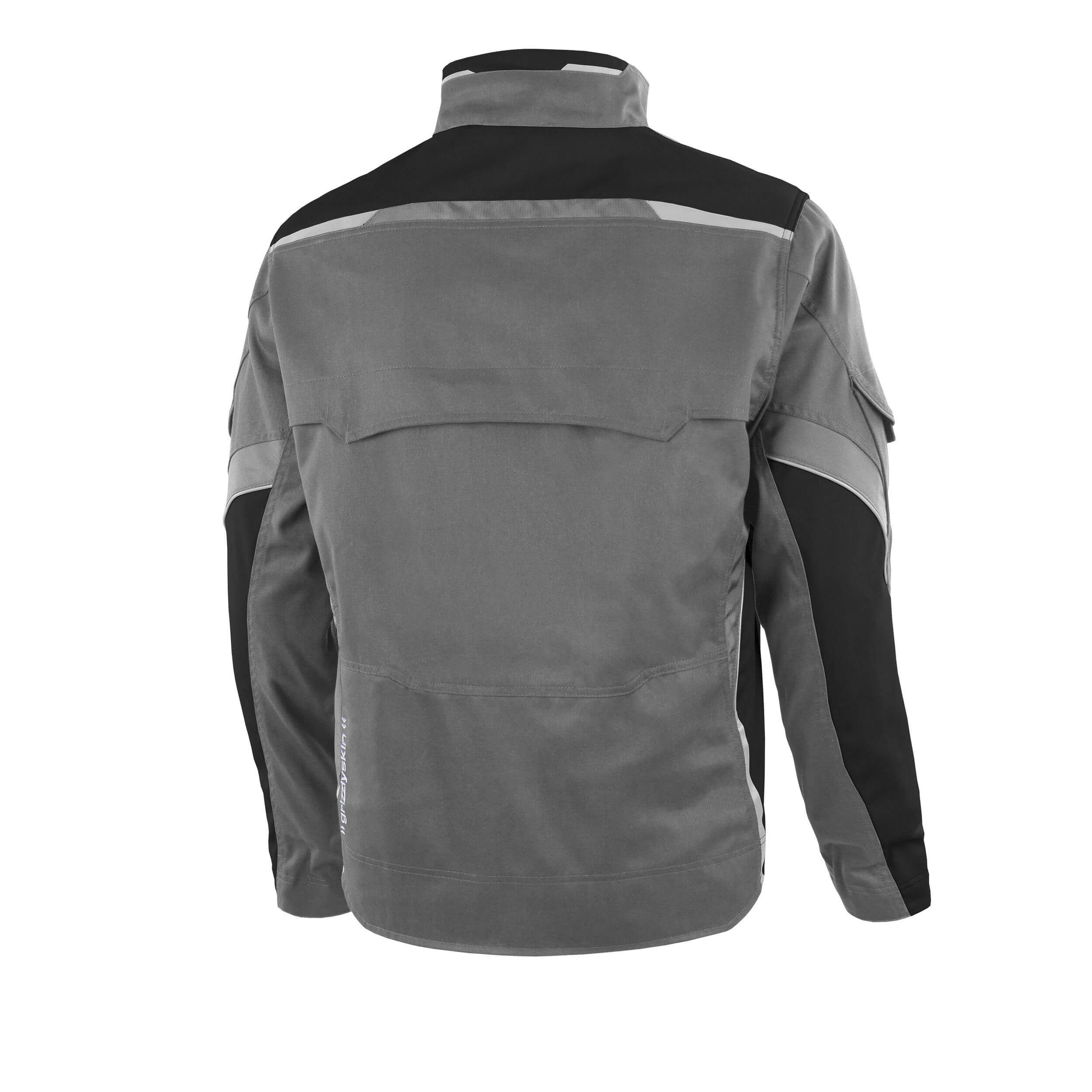 Qualitex Workwear Arbeitsjacke ungefütterte Handwerker-Bundjacke IRON aus Lyocell, Cordura & Stretch (1-St) moderne, strapazierfähige Werkstattjacke mit 12 Taschen - Atmungsaktiv