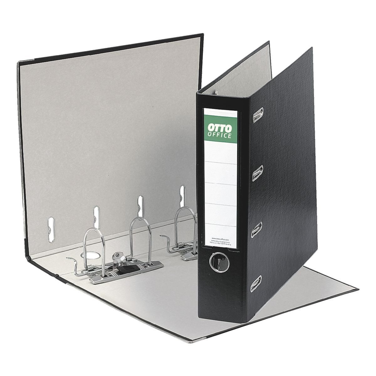 Otto Office Doppelordner, 2x DIN A5 quer, Rückenbreite 75 mm, PP-Kaschierung