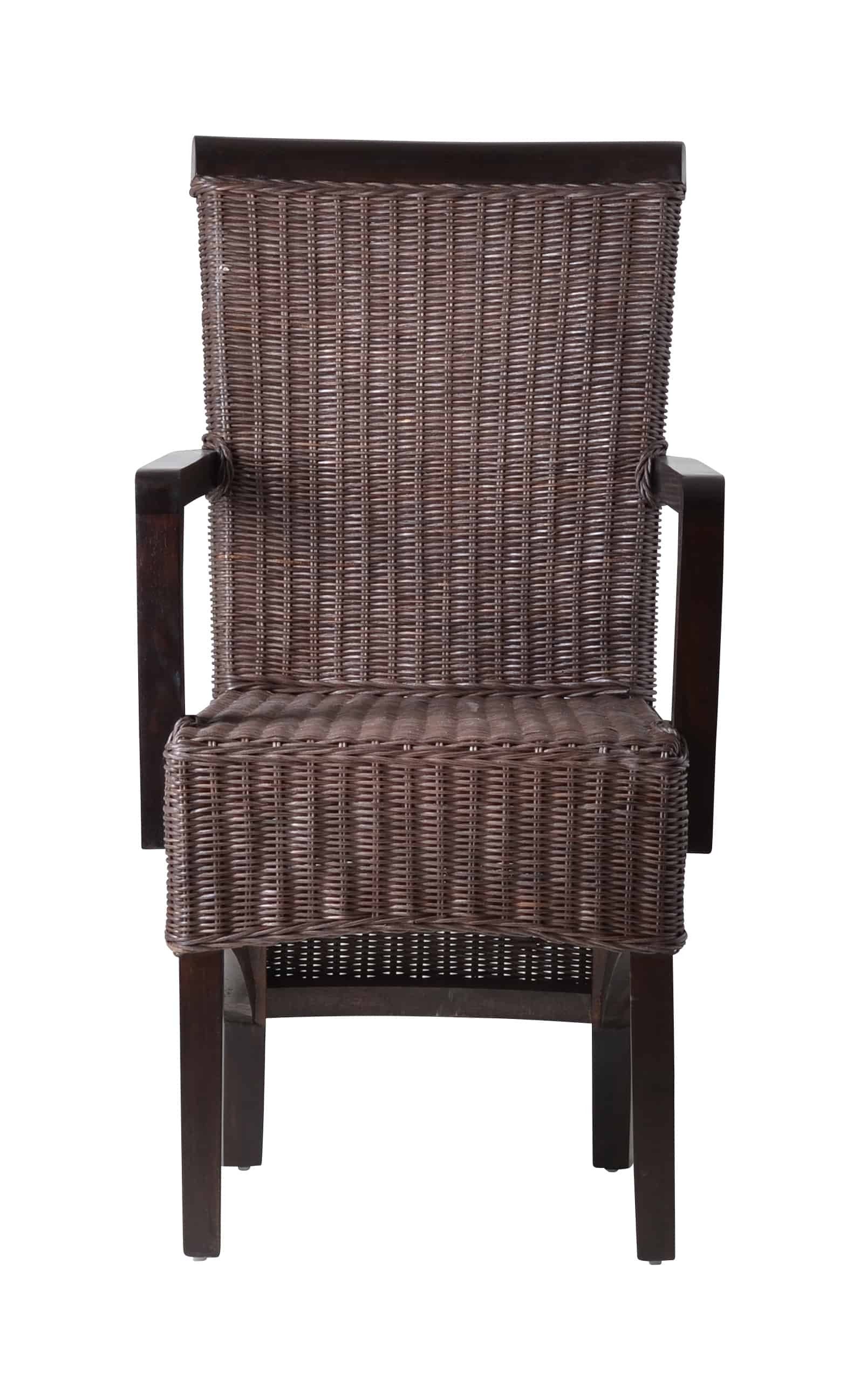 MiaMöbel Rattanstuhl Rattan, aus Rattangeflecht Braun günstig online kaufen