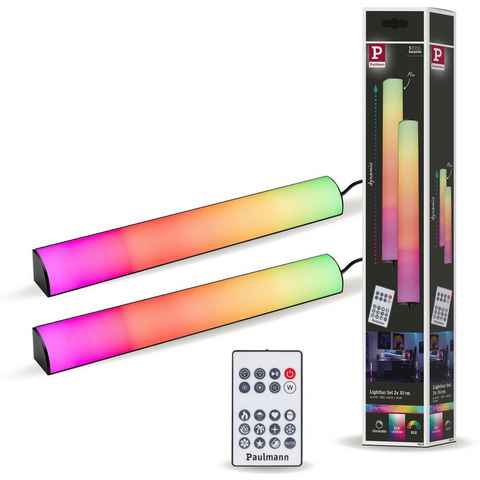 Paulmann LED-Streifen EntertainLED Lightbar Dynamic Rainbow RGB 30x30mm 2x0,6W 2x24lm, 2-flammig