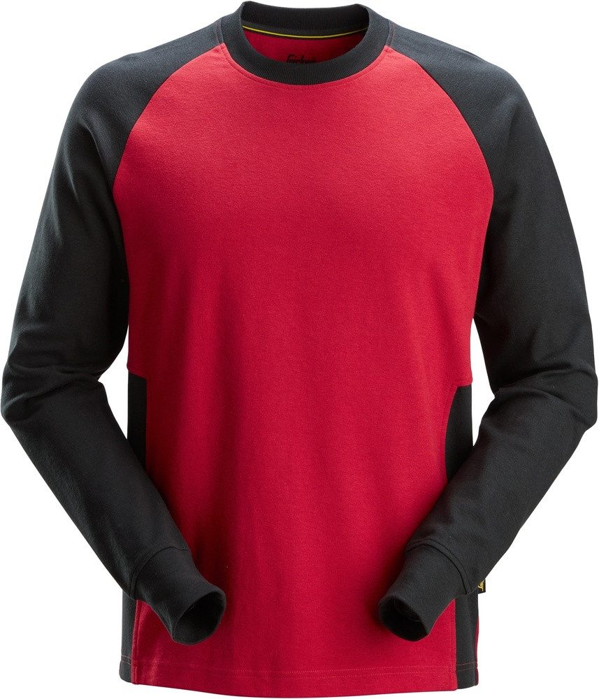 Snickers Workwear Rundhalspullover 2-Farben Sweatshirt