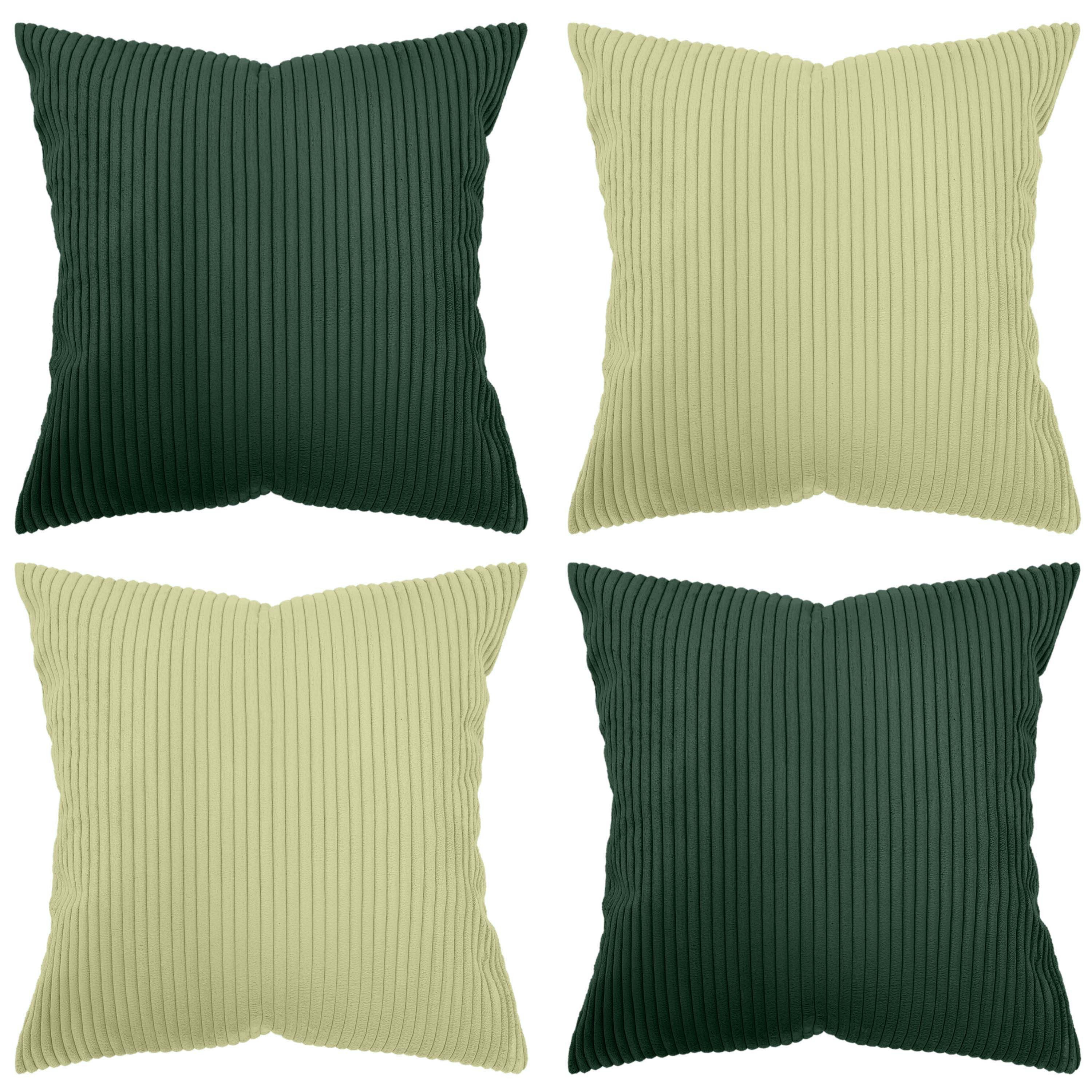 Amilian Kissenhüllen - 4er Set Kissenbezug - Zierkissenbezüge - Kissenbezüg günstig online kaufen