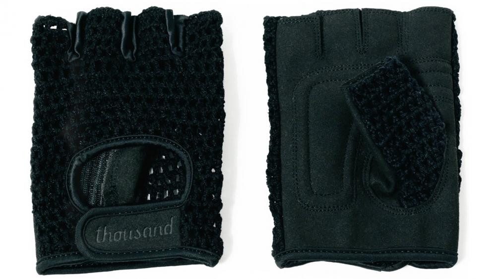Thousand Fahrradhandschuhe Thousand Courier Gloves Black S - Fahrradhandschuhe für Pendler, atmun