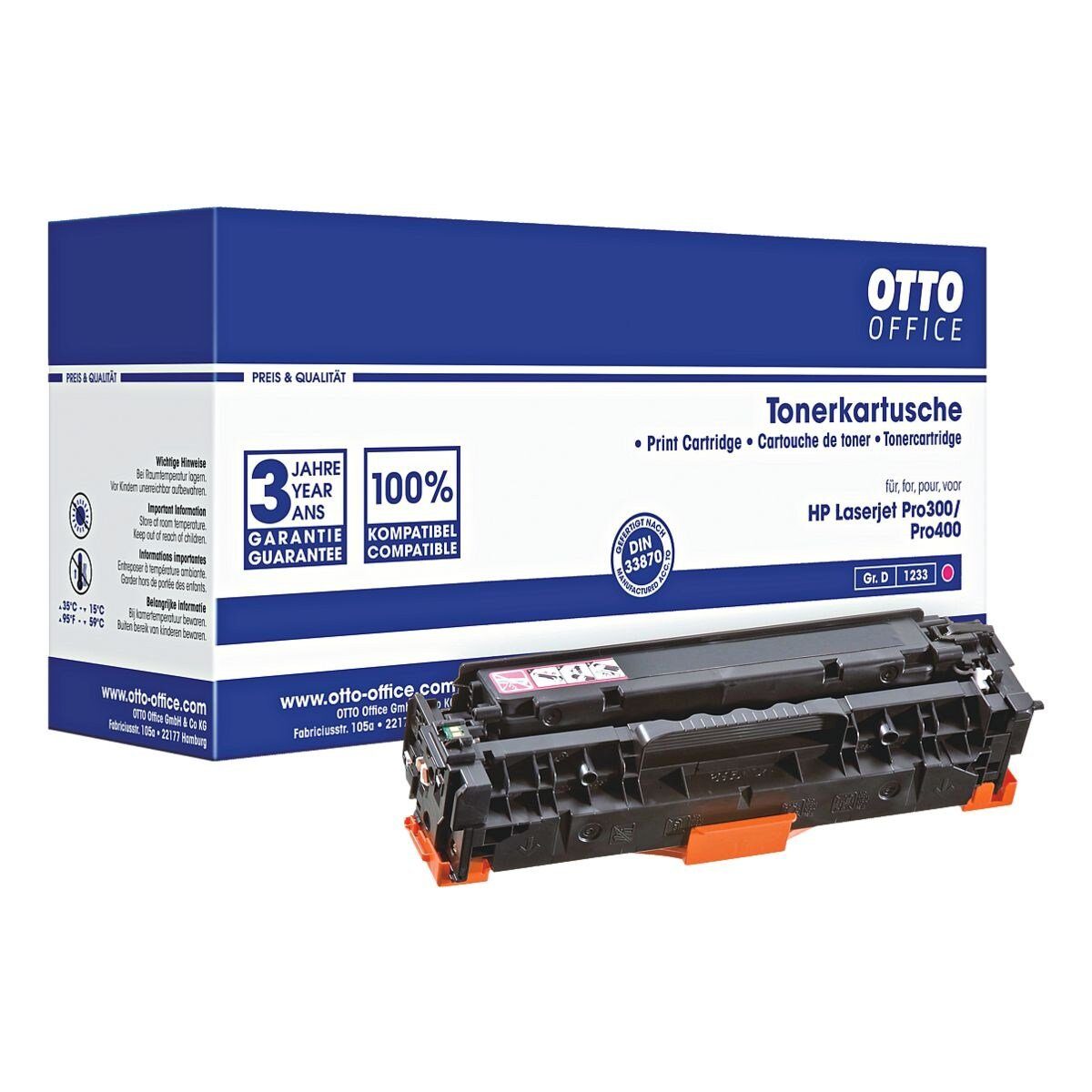 magenta Office Otto Office CE413A Tonerpatrone