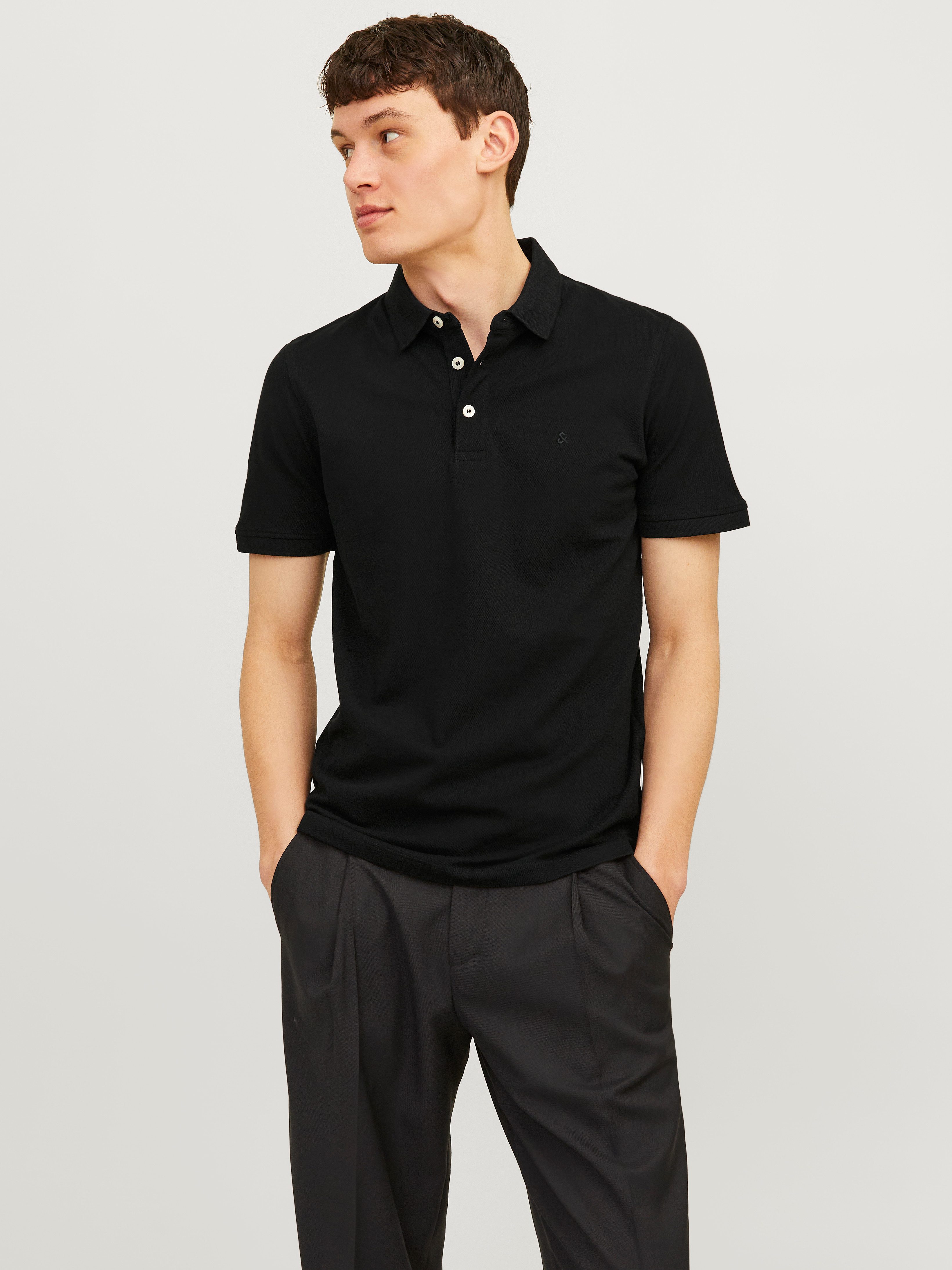Jack & Jones Poloshirt JJEPAULOS Poloshirt mit klassischem Kragen und figur günstig online kaufen