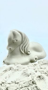 Luna24 simply great ideas... Sandform-Set 3D-Sandfiguren, 4er-Set Katze, Pony, Löwe, Krokodil - MADE IN GERMANY!, (4-tlg), kreatives Sand- und Strandspielzeug!