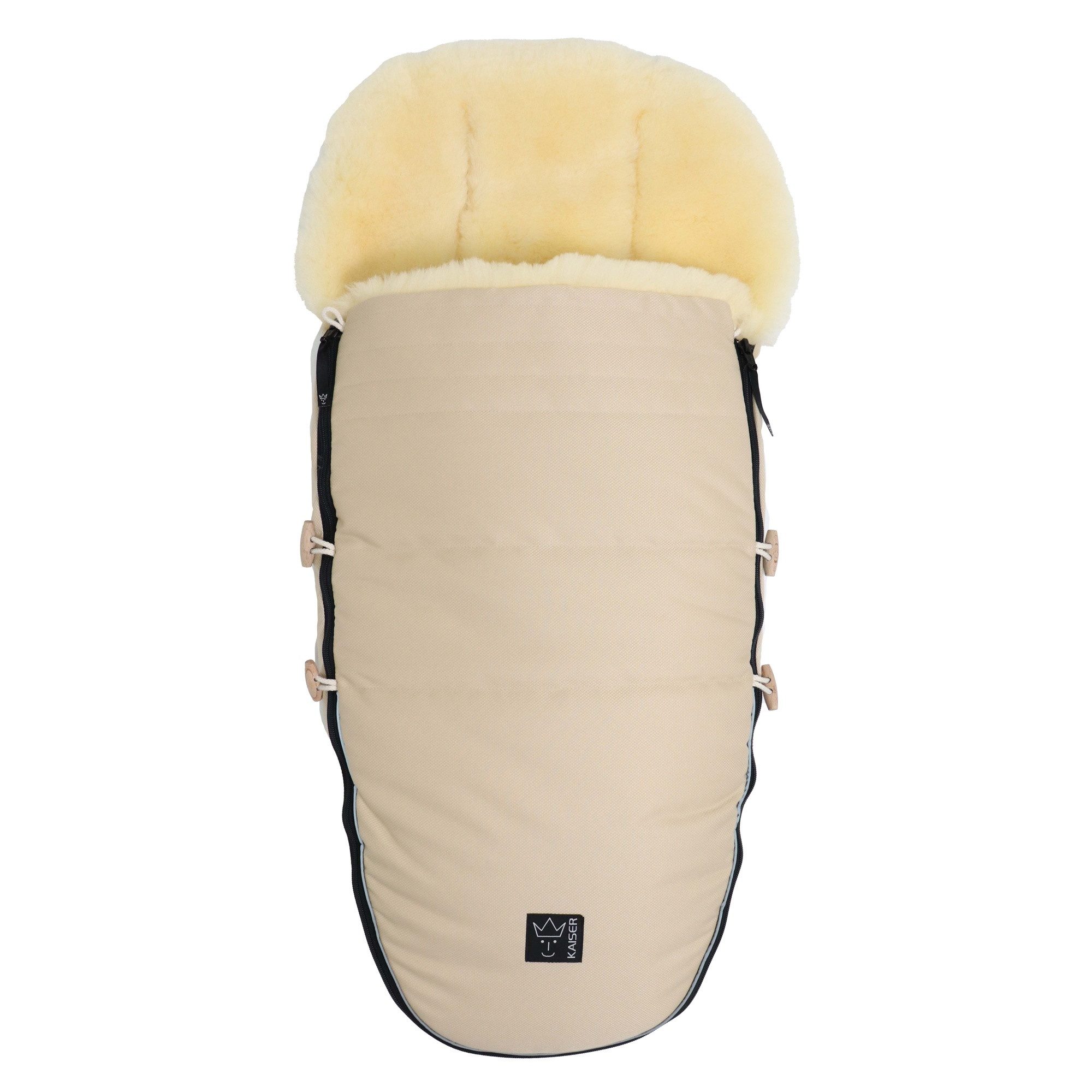 Kaiser Fußsack Love the Nature, Lammfell Kinderwagen Fußsack