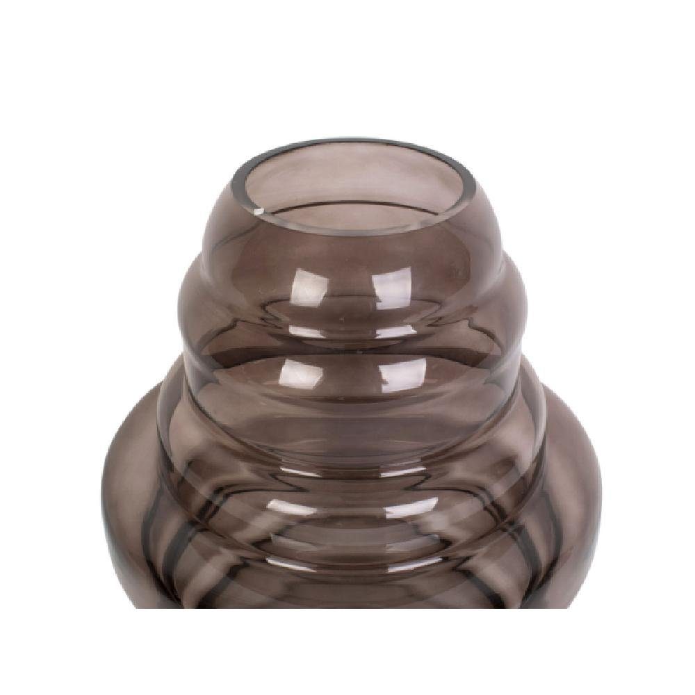 Present Time Dekovase Vase Distinct Glas Brown Chocolate (20x25cm)