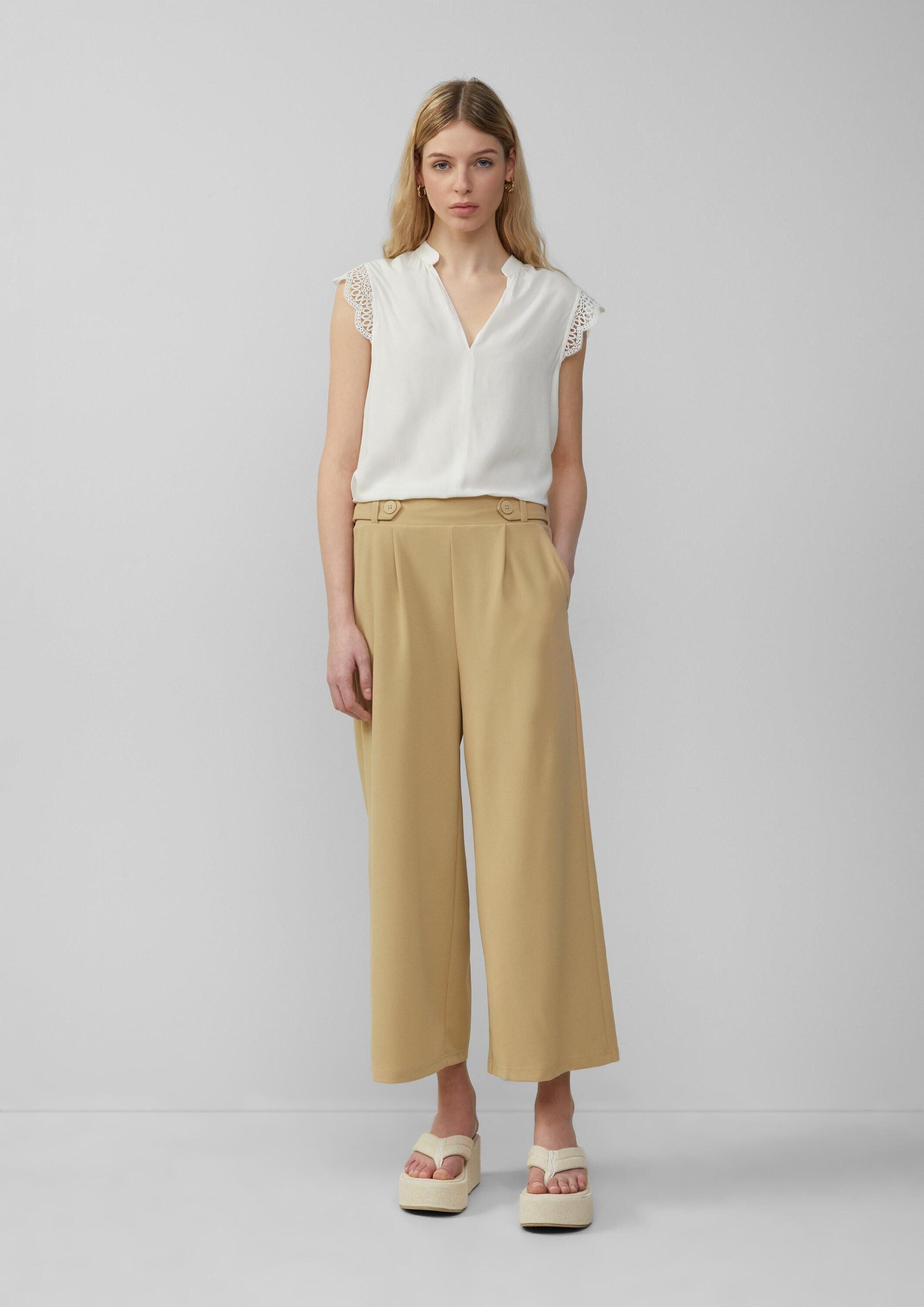 QS Culotte Hose Culotte aus Interlockjersey günstig online kaufen