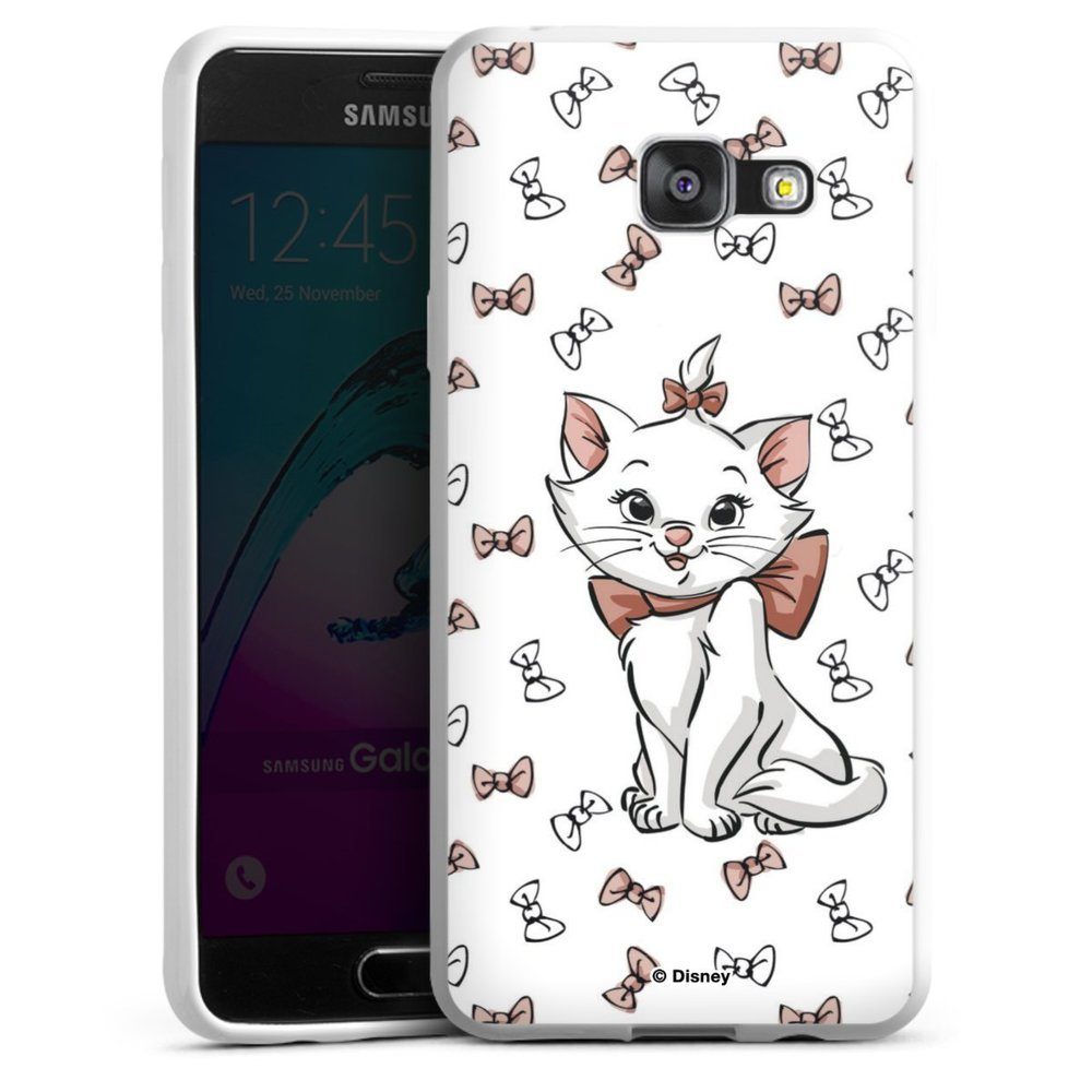 DeinDesign Handyhülle Aristocats Marie Disney Katze Marie Shy, Samsung Galaxy A3 (2016) Silikon Hülle Bumper Case Handy Schutzhülle