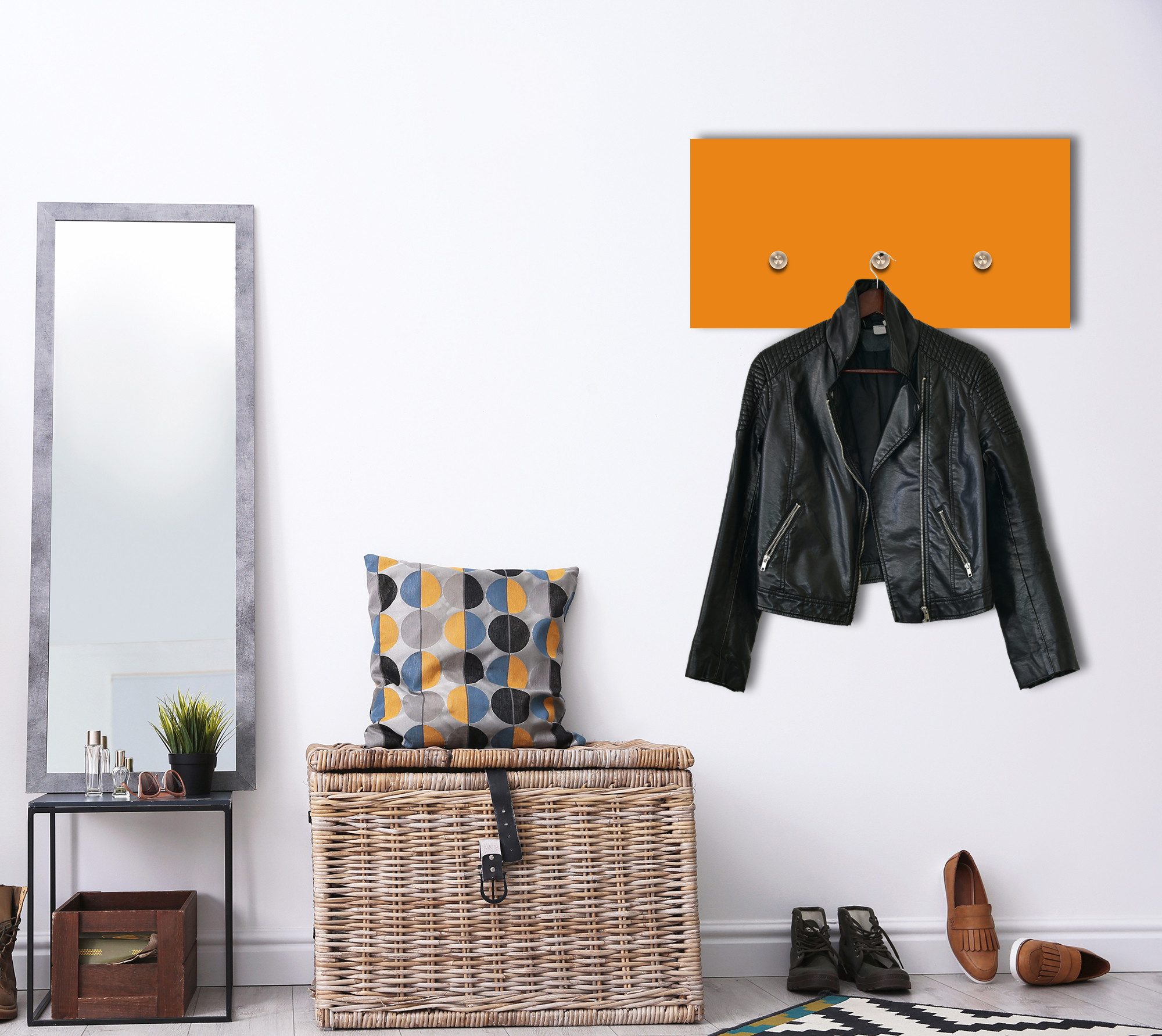queence Wandgarderobe Bunte Wandgarderoben für wenig Platz - stylisch und modern - einfarbig, in verschiedenen Farben und Größen erhältlich