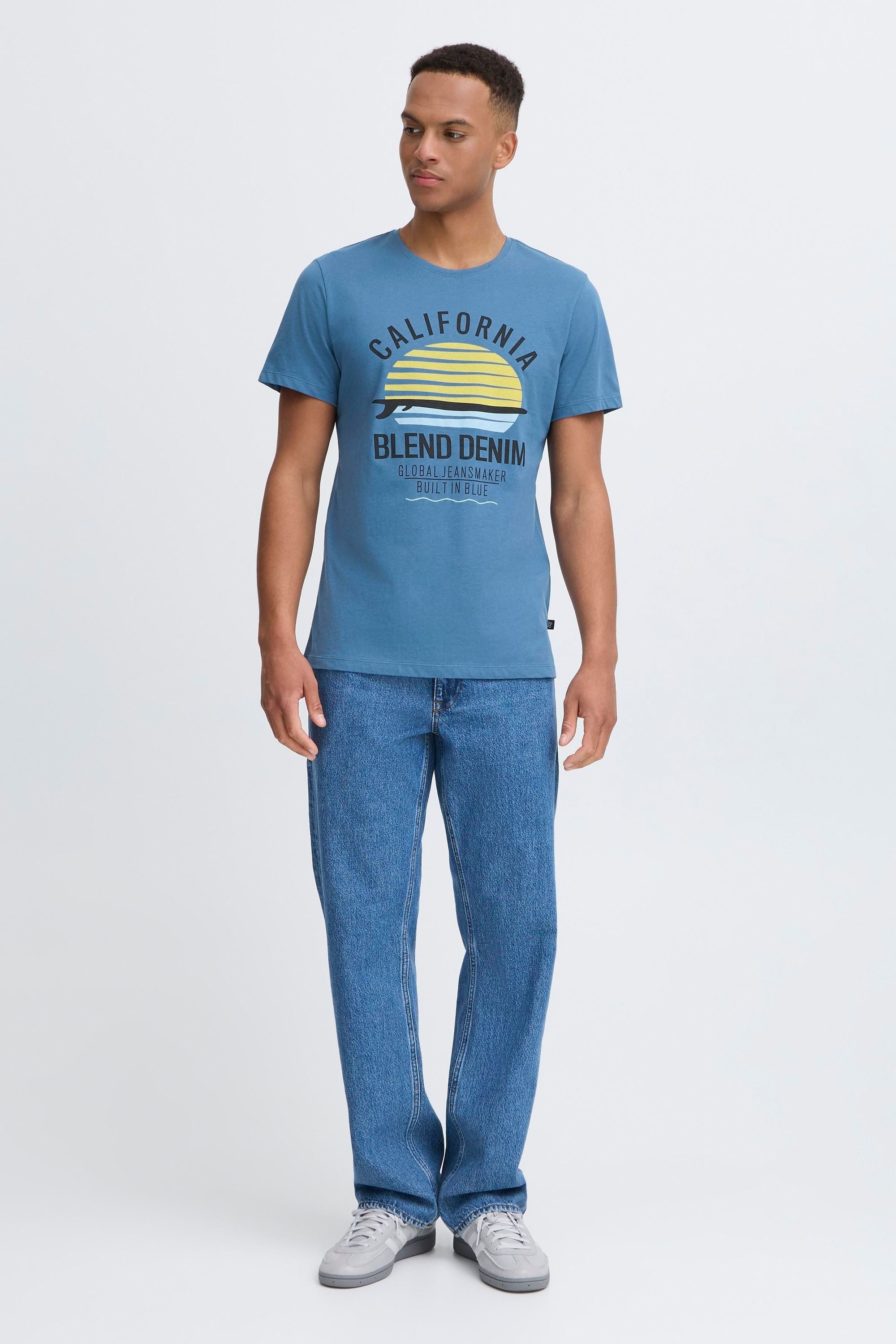 Blend T-Shirt BHCalifo (1-tlg) Klassisches T-Shirt mit Rundhalsausschnitt