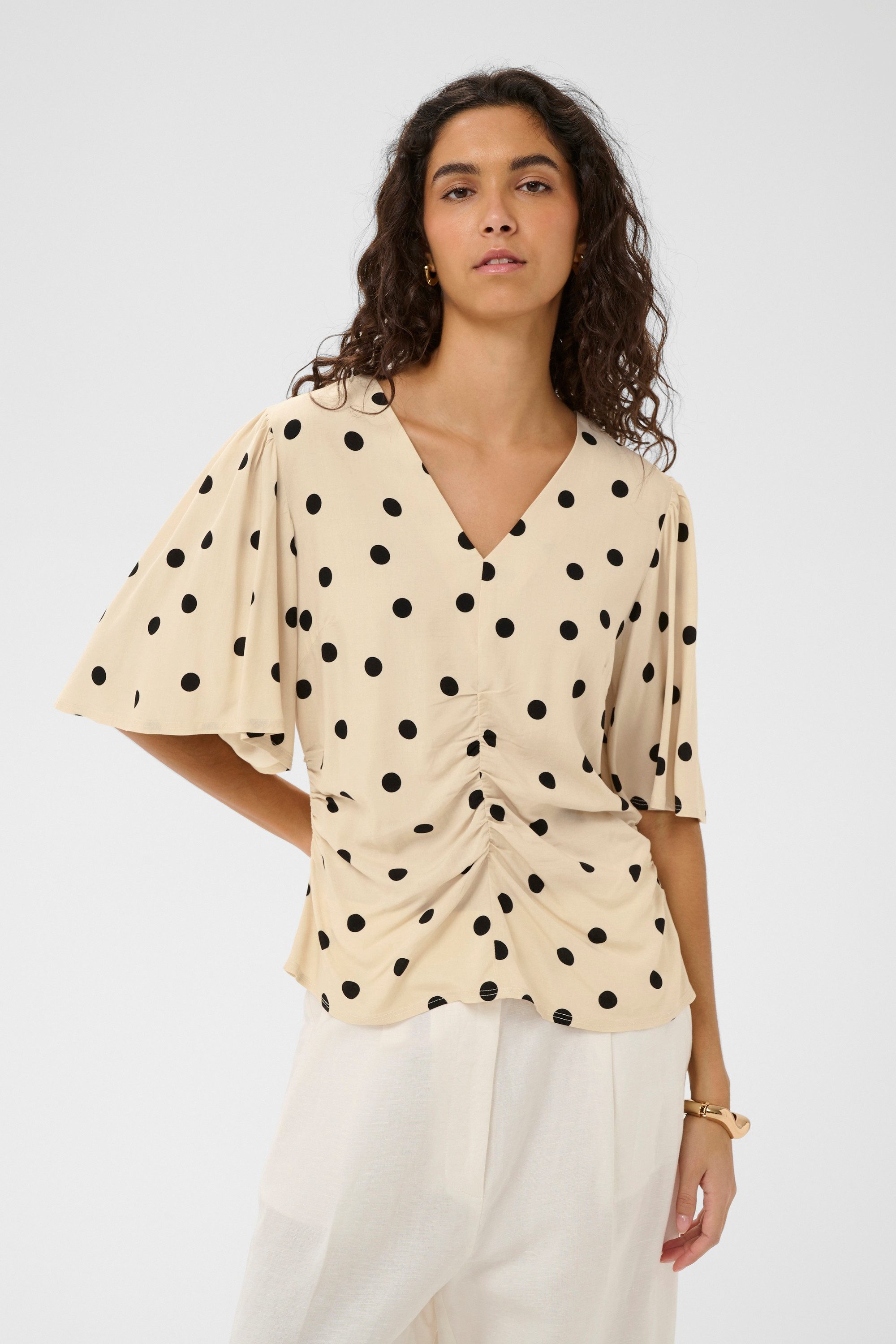 SOAKED IN LUXURY Kurzarmbluse Kurzarm-Bluse SLArjana