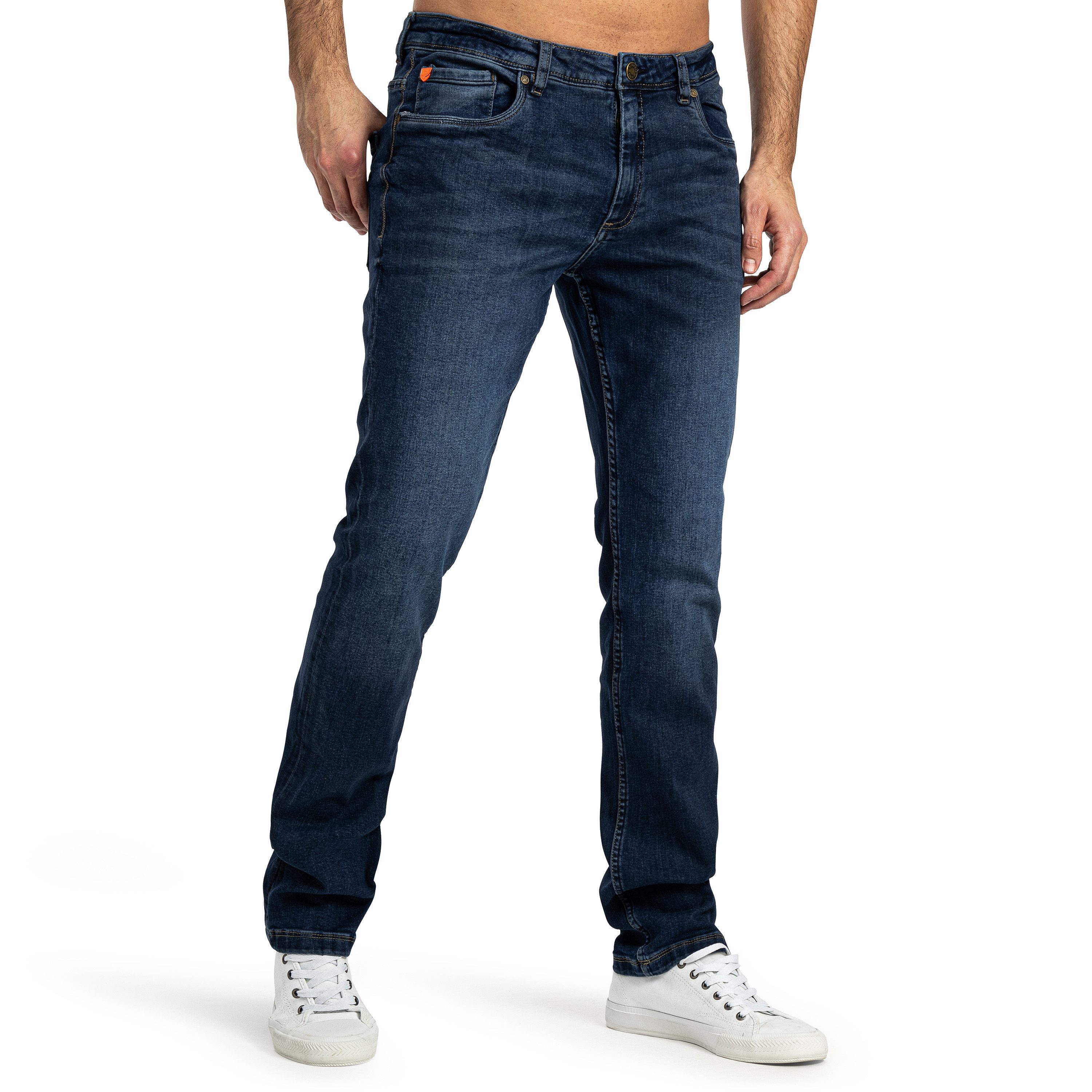 SUBLEVEL Slim-fit-Jeans Herren Jeans Slim Straight Fit Stretch Hose Flexible