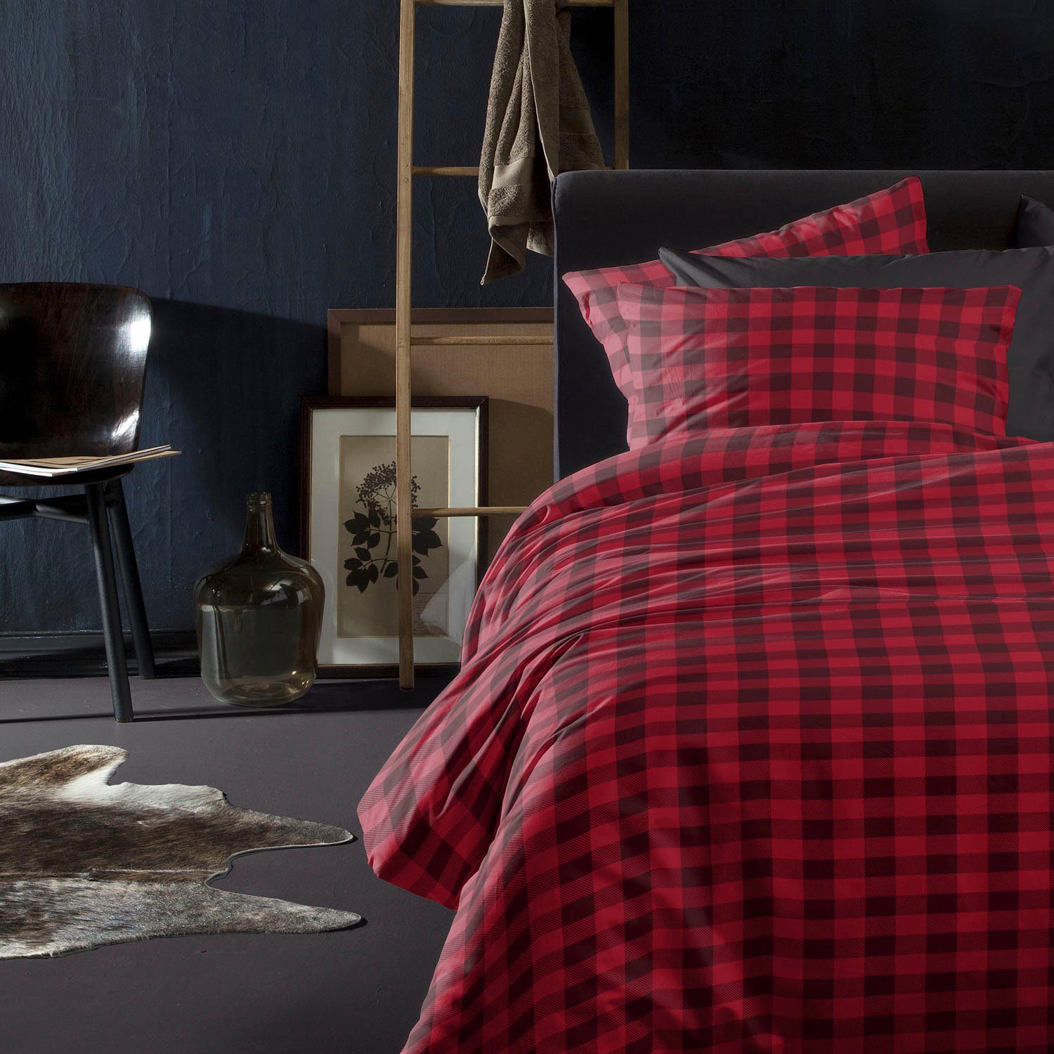 damai Bettwäsche Timber, Flanell, 2 teilig, günstig online kaufen