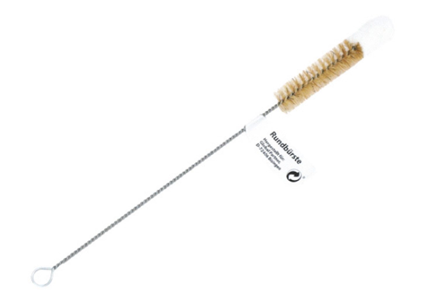 Global Partner Reinigungsbürste Rundbürste 24cm, Flaschen, (Stück, 1-tlg., Wollschopfbürste), Rundbürste, Rundbürste 24cm, Haarbürste, Föhnbürste, Stylingbürste, Fr