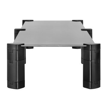 Maclean Schreibtischaufsatz MC-936, für 2 Monitore; einstellbare Höhe [34 / 64 / 94 / 124 mm]
