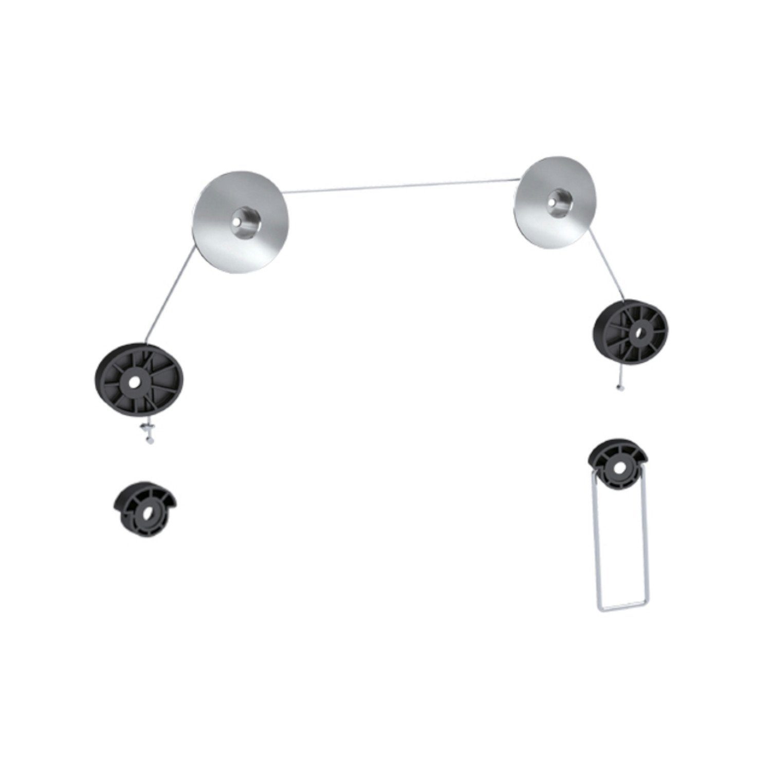 Maclean TV-Wandhalterung MC-557, (bis 75,00 Zoll, 50 kg, 37-75" Zoll, min. 100 - max. 800 mmm)