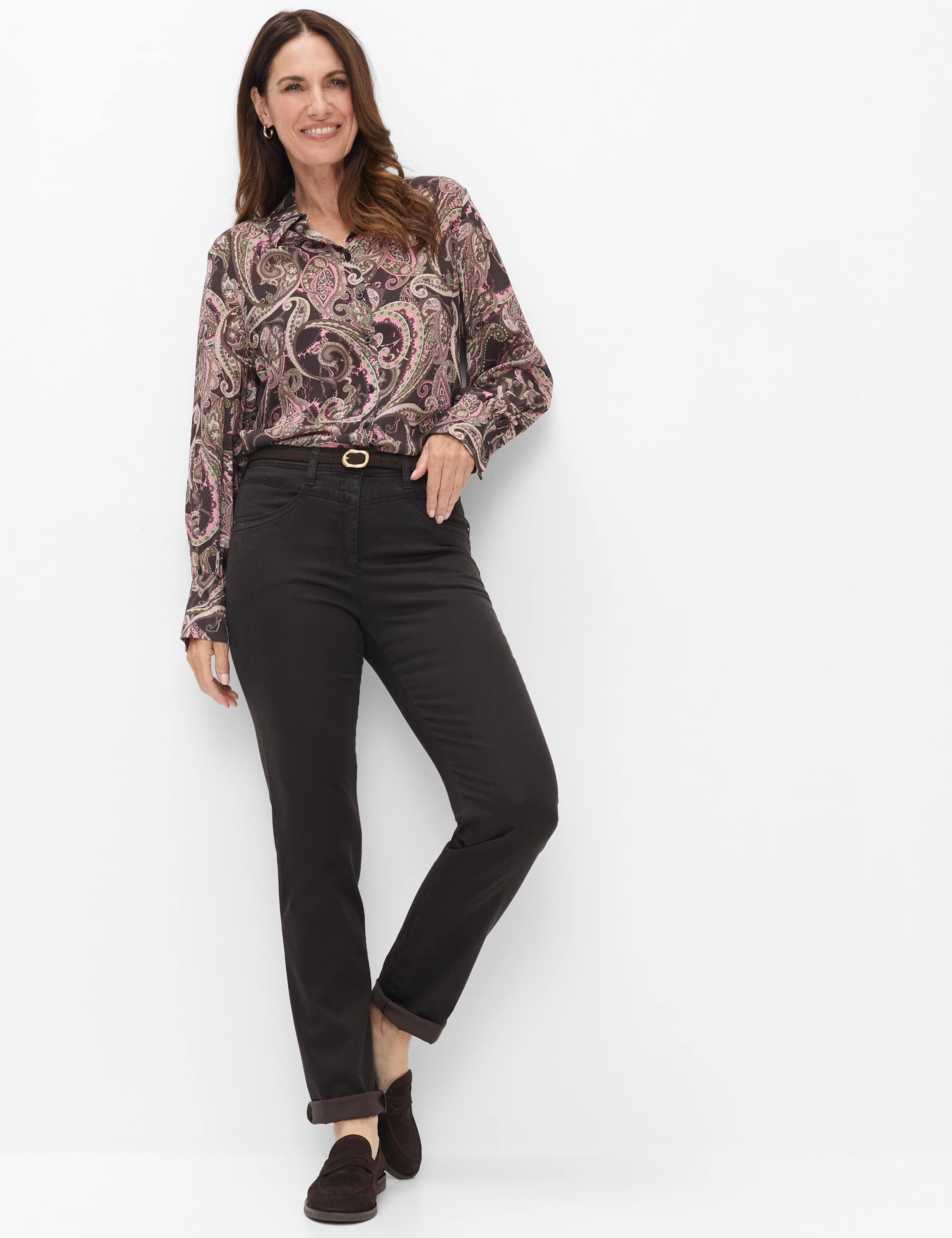 RAPHAELA by BRAX 5-Pocket-Hose Style LAURA NEW Satin: Five-Pocket im Super Slim Fit – Bild 2 von 5