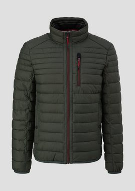 s.Oliver Allwetterjacke Gesteppte Outdoor-Jacke mit Stehkragen Blende