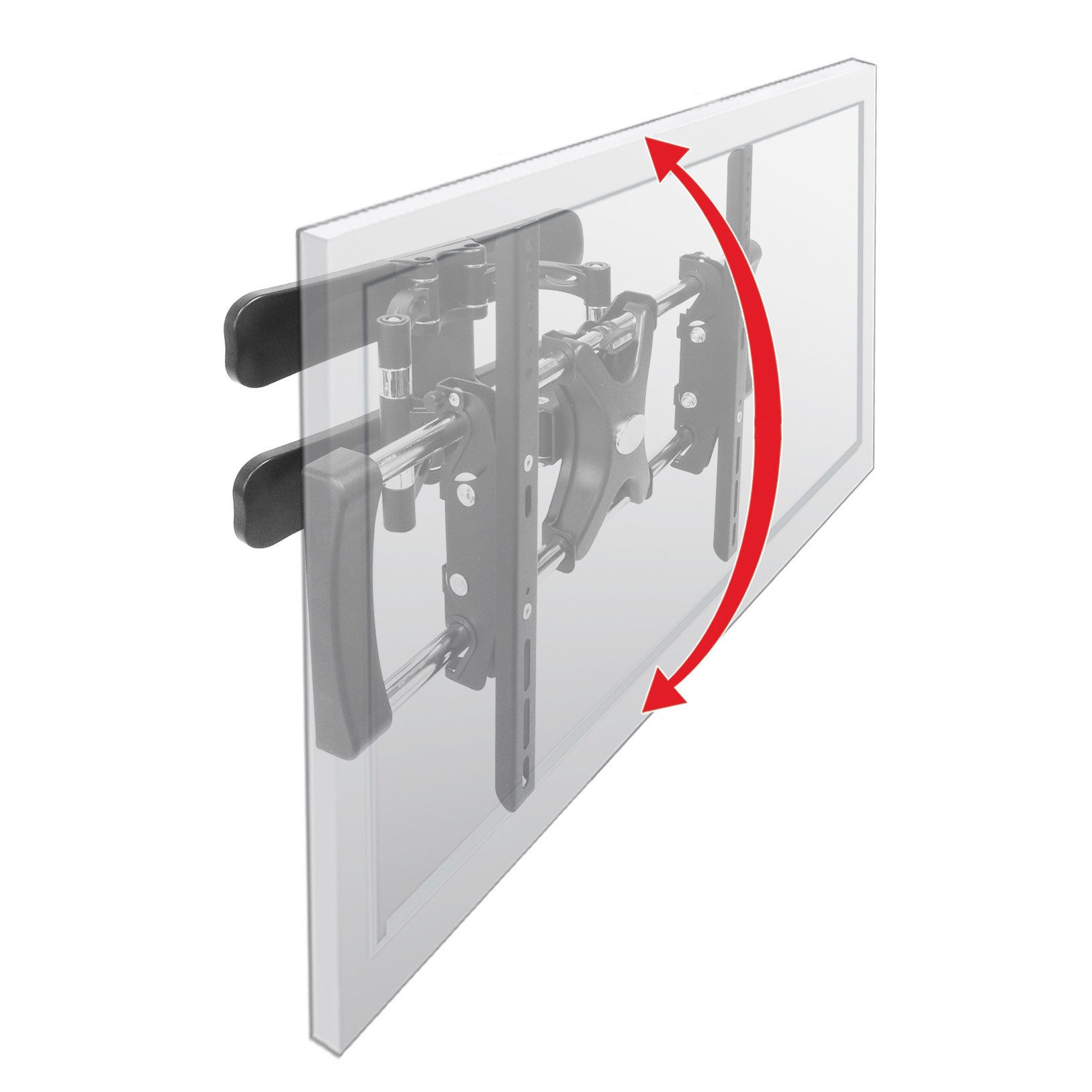 my wall TV-Wandhalterung HP10-2L, (bis 50 Zoll, besonders robust, Verstellbarer Wandabstand)