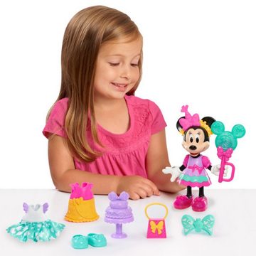 JustPlay Spielfigur Minnie Mouse Fashion Doll Puppe mit Koffer - Sweet Party