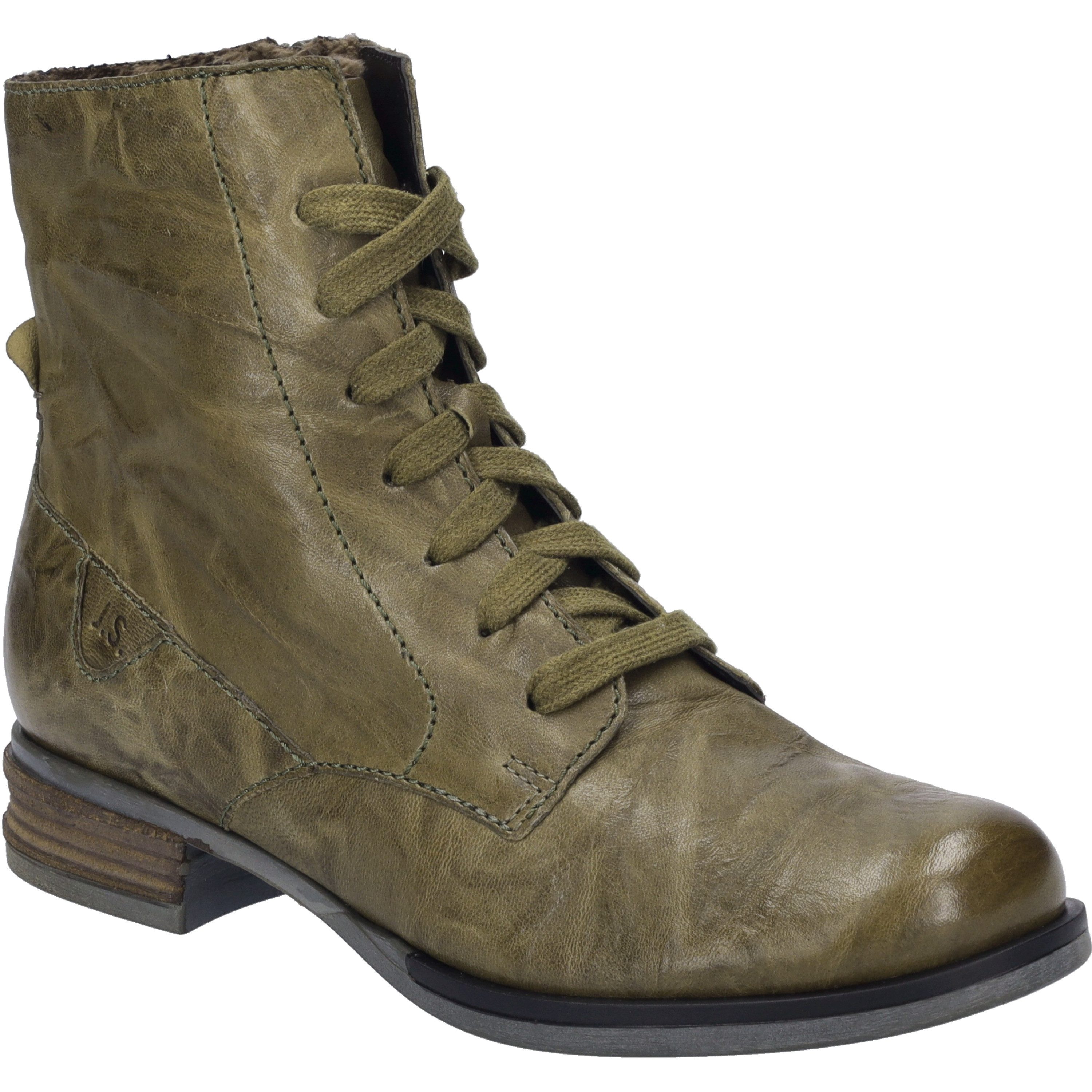 Sanja 01,grün Stiefelette