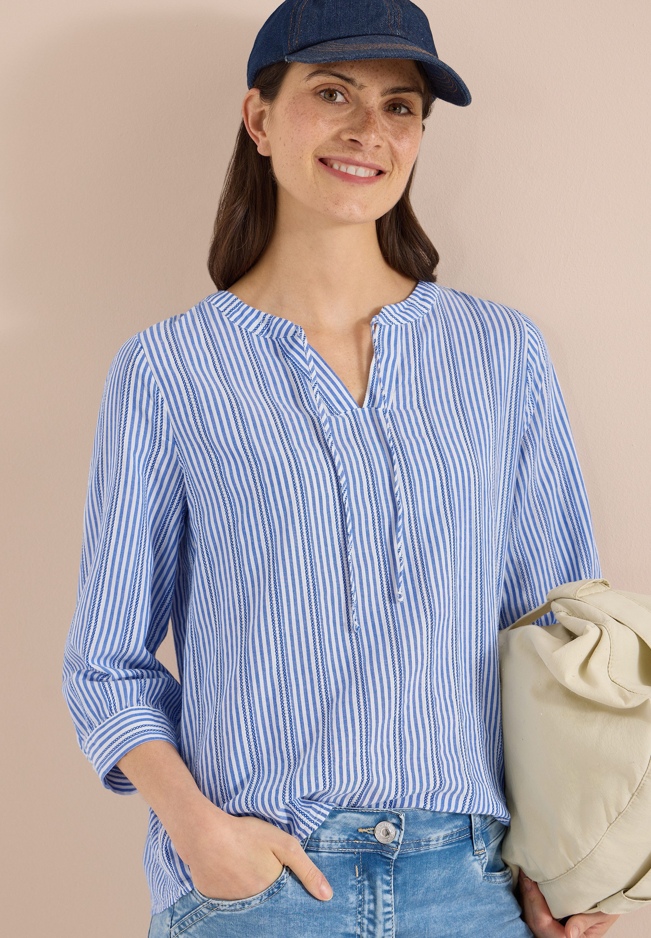 CECIL Shirtbluse mit 3/4 Ärmeln