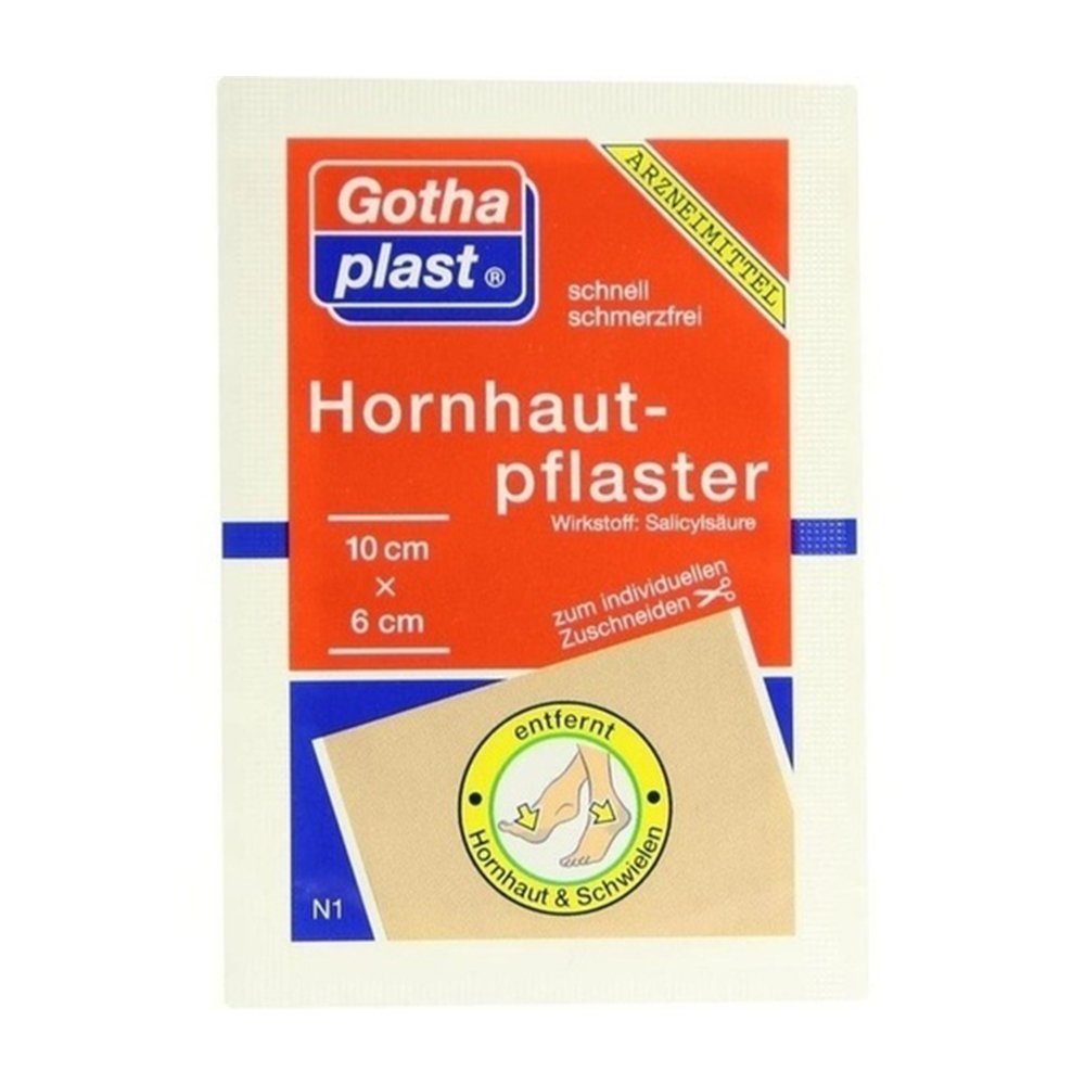 Gothaplast GmbH Пластырь GOTHAPLAST Hornhautpflaster 6x10 cm, 1 St