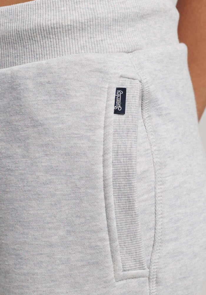 LOGO Superdry Marl ESSENTIAL Grey Sweathose JOGGER