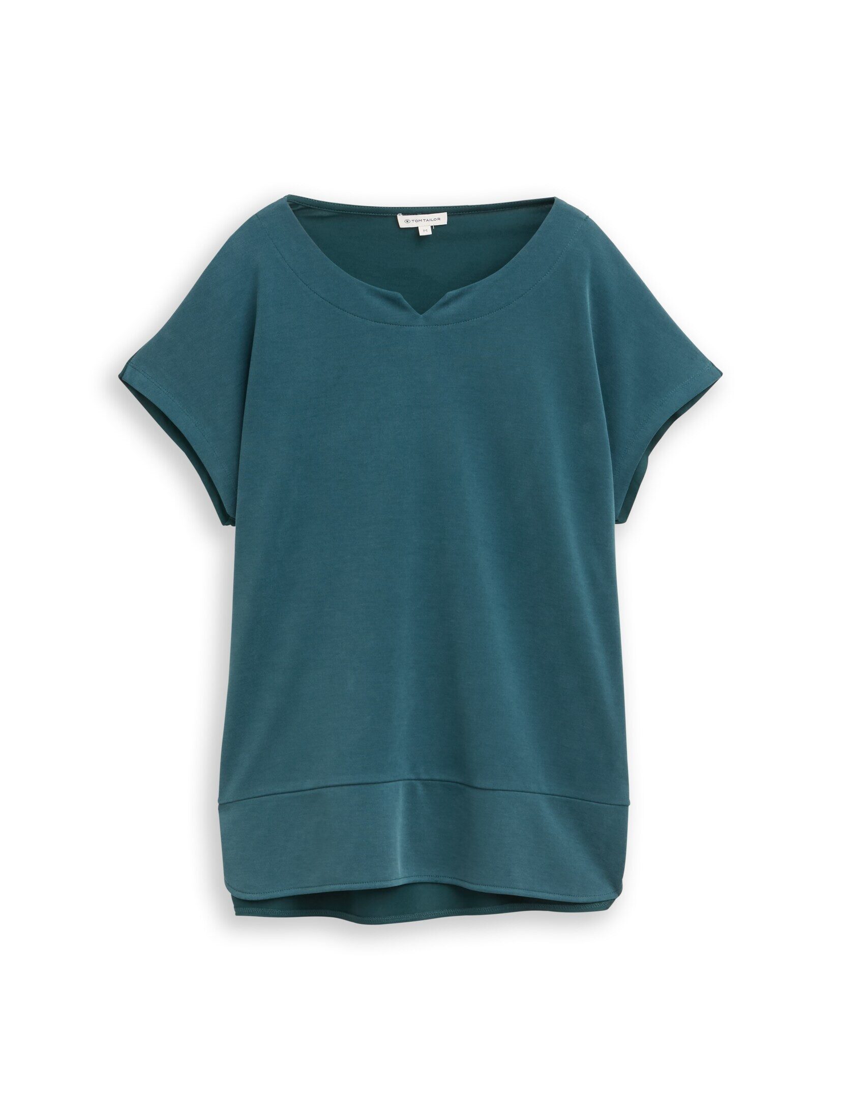 TOM TAILOR T-Shirt T-Shirt T-Shirt aus Materialmix günstig online kaufen