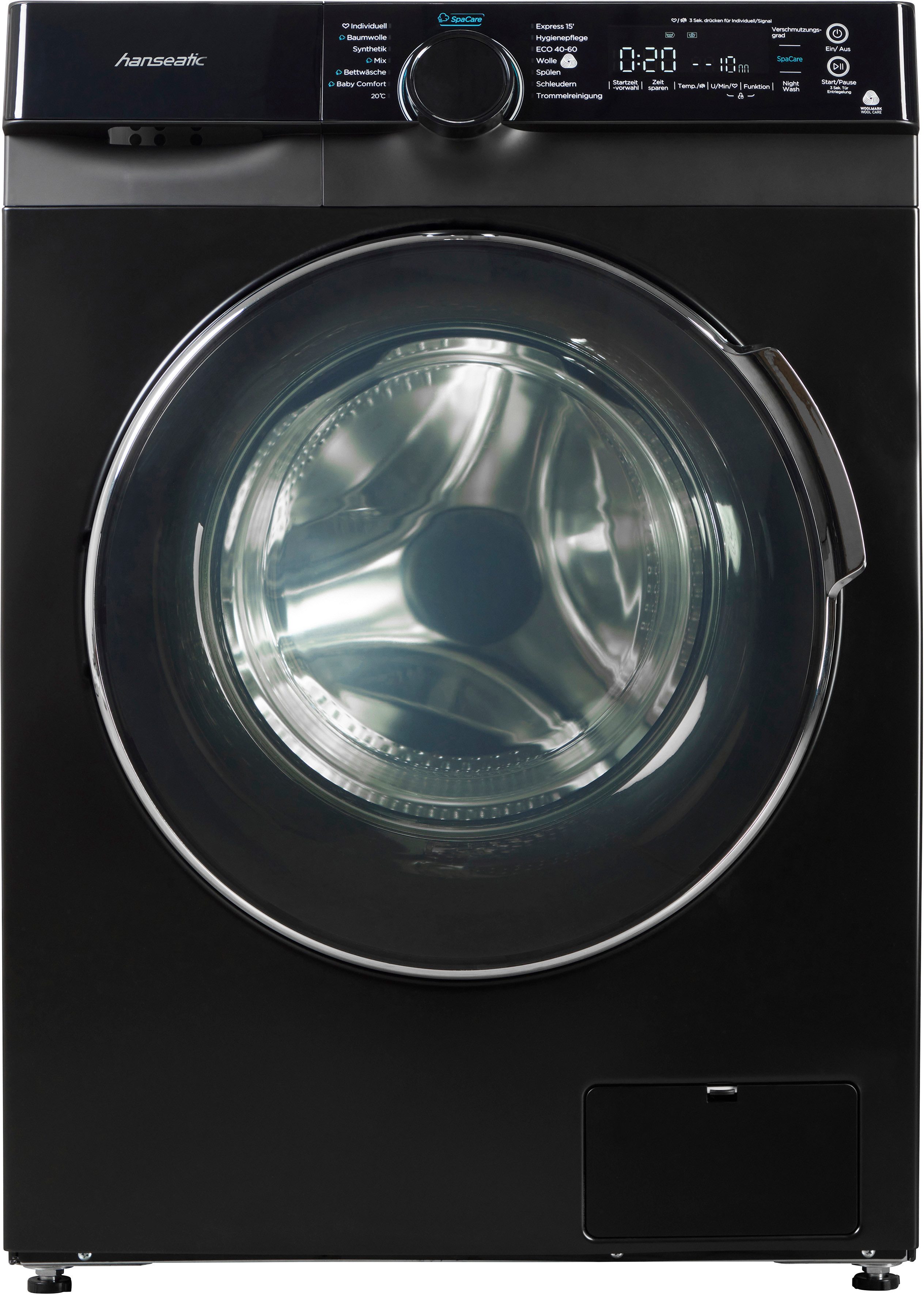 Hanseatic Waschmaschine HWMK814A1BI, 8 kg, 1400 U/min, inkl. 3 Jahre Herstellergarantie
