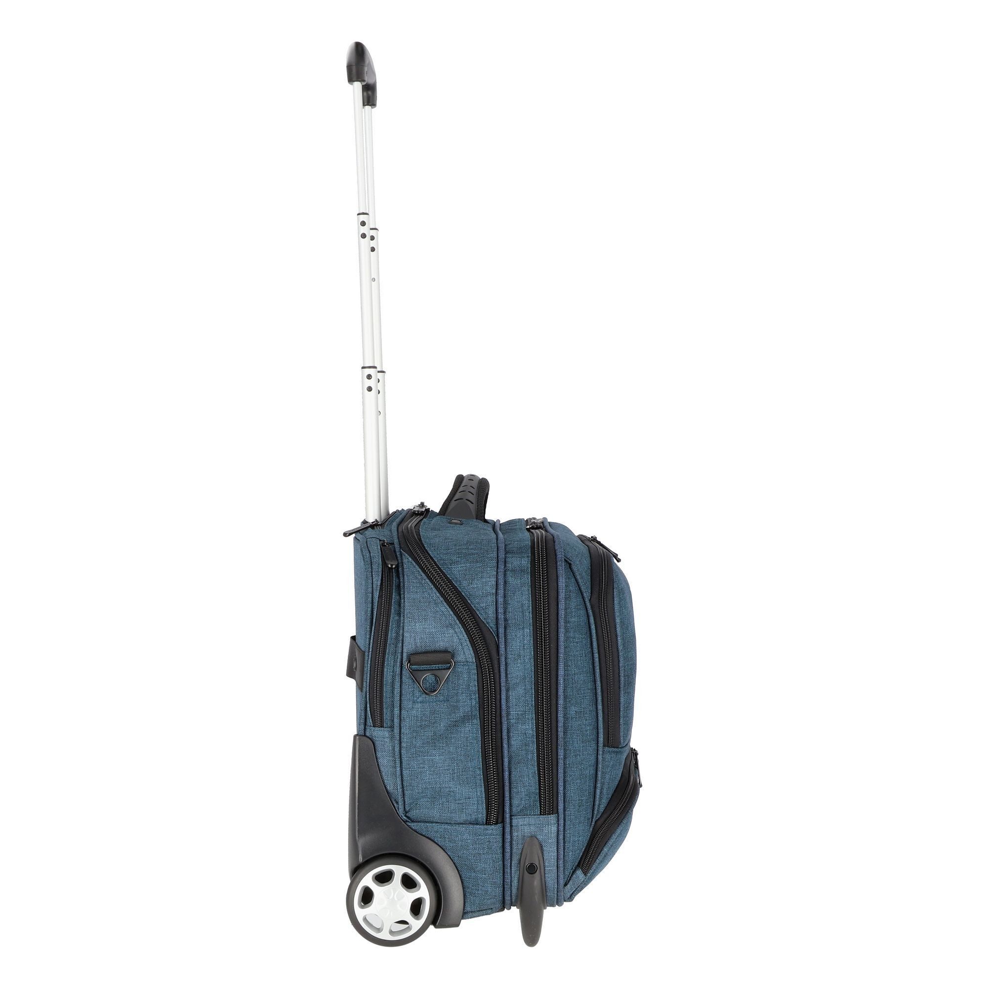 Dermata Business-Trolley, 2 Rollen, Polyester