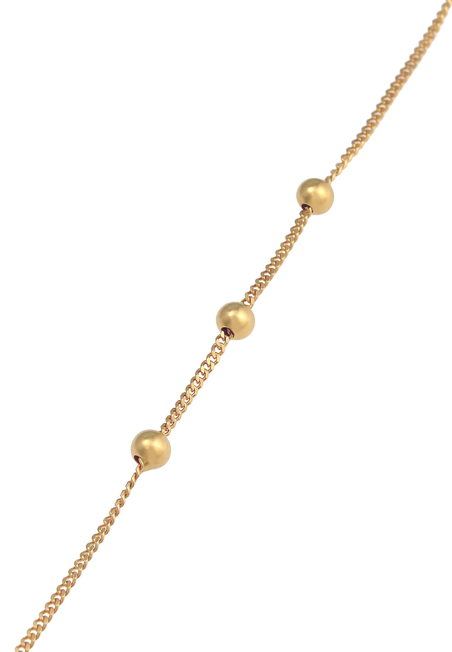 Elli Silber Kugeln 925 Gold Armband Basic Rund Beads