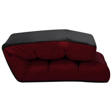 möbelando Chaiselongue Altlay, L/B/H/T: 175x56x20x20 cm, aus Kunstleder in Weinrot