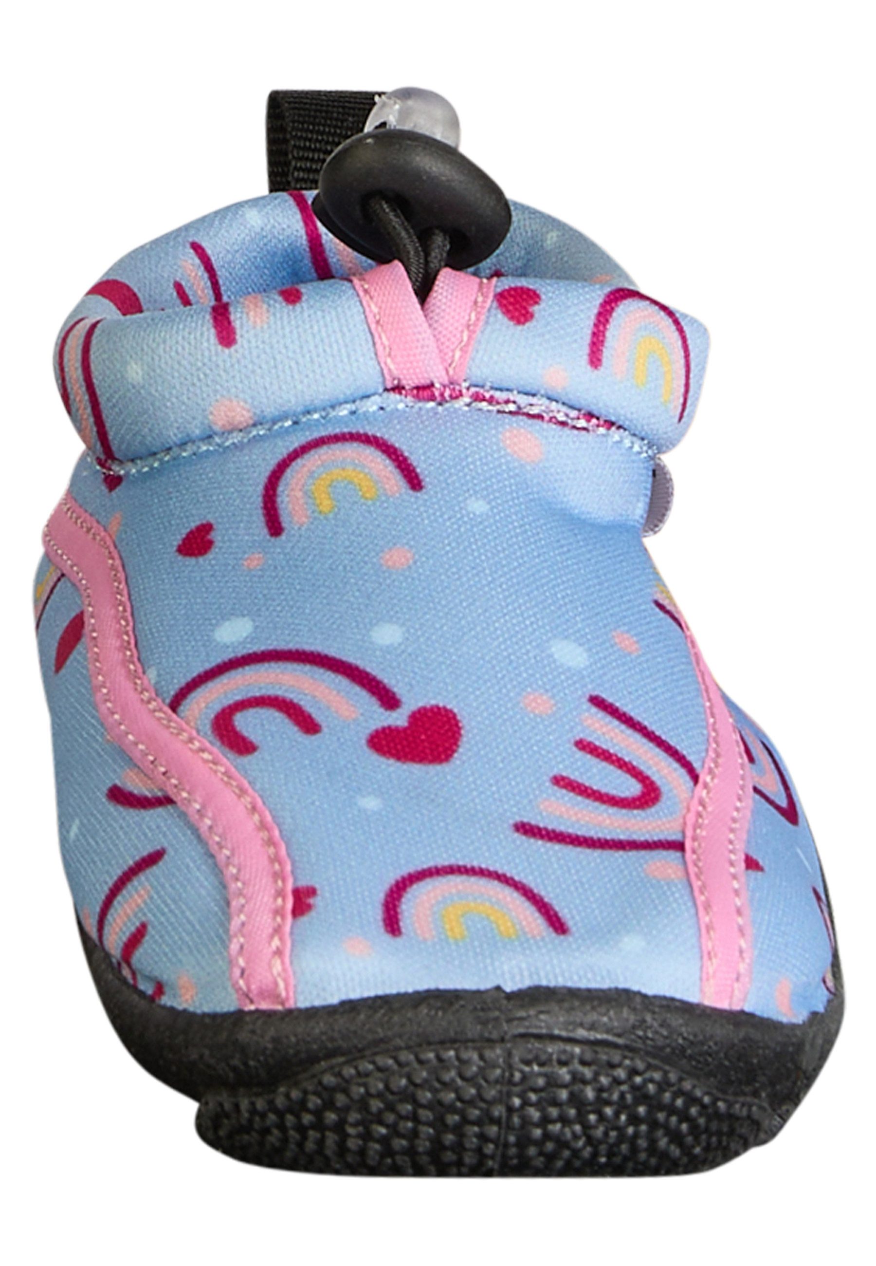Sterntaler® Badeschuhe Regenbogen Badeschuh (1-tlg) Badeschuhe mit Regenbogen, Kordelstopper & rutschfester Sohle