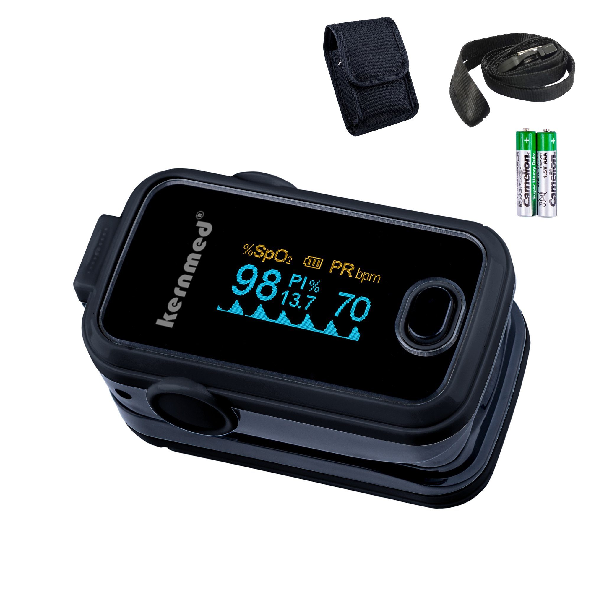 Pulsoximeter Pulsoximeter A310 schwarz +Alarm+Pulston+Perfusion