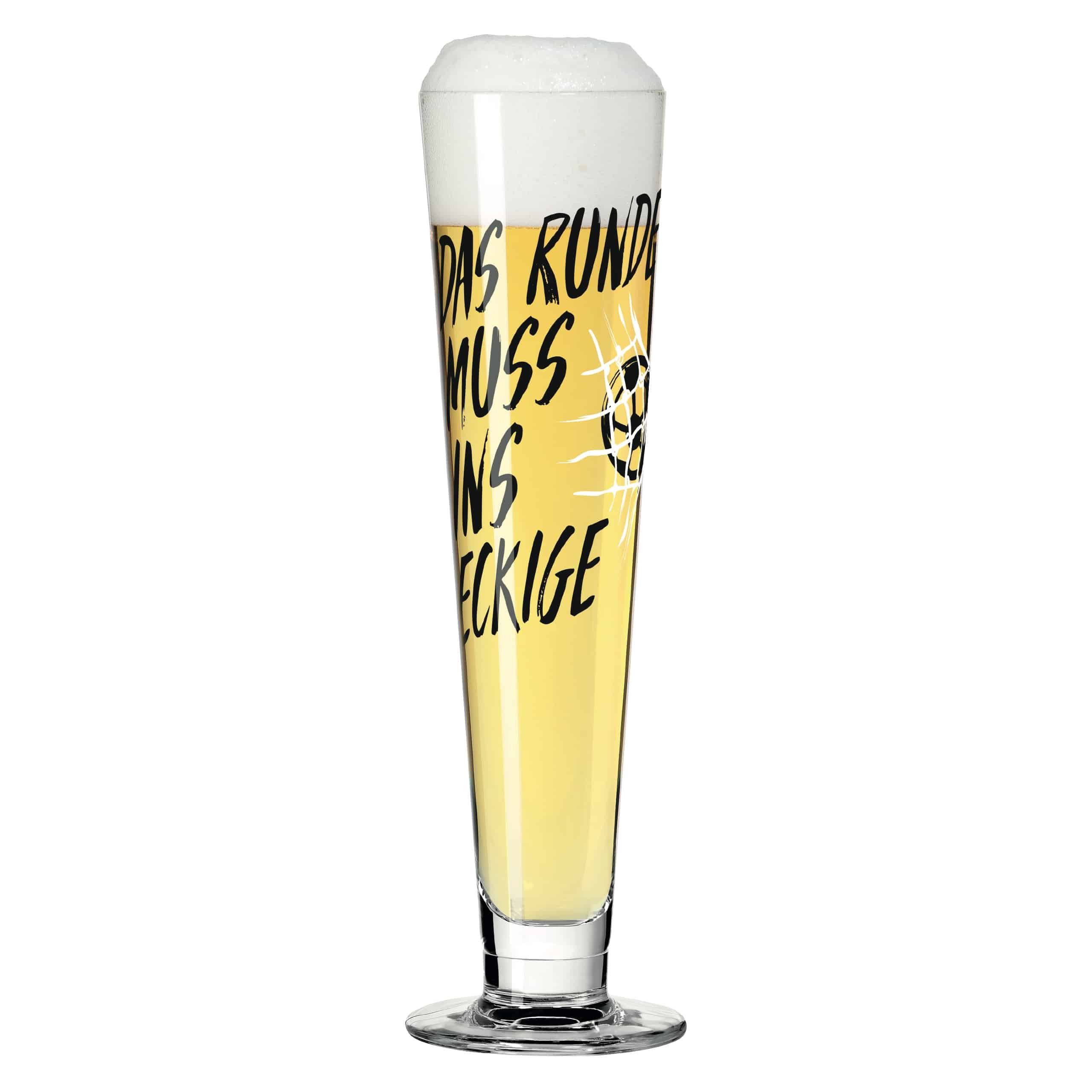 Ritzenhoff Bierglas Fußball, Kristallglas