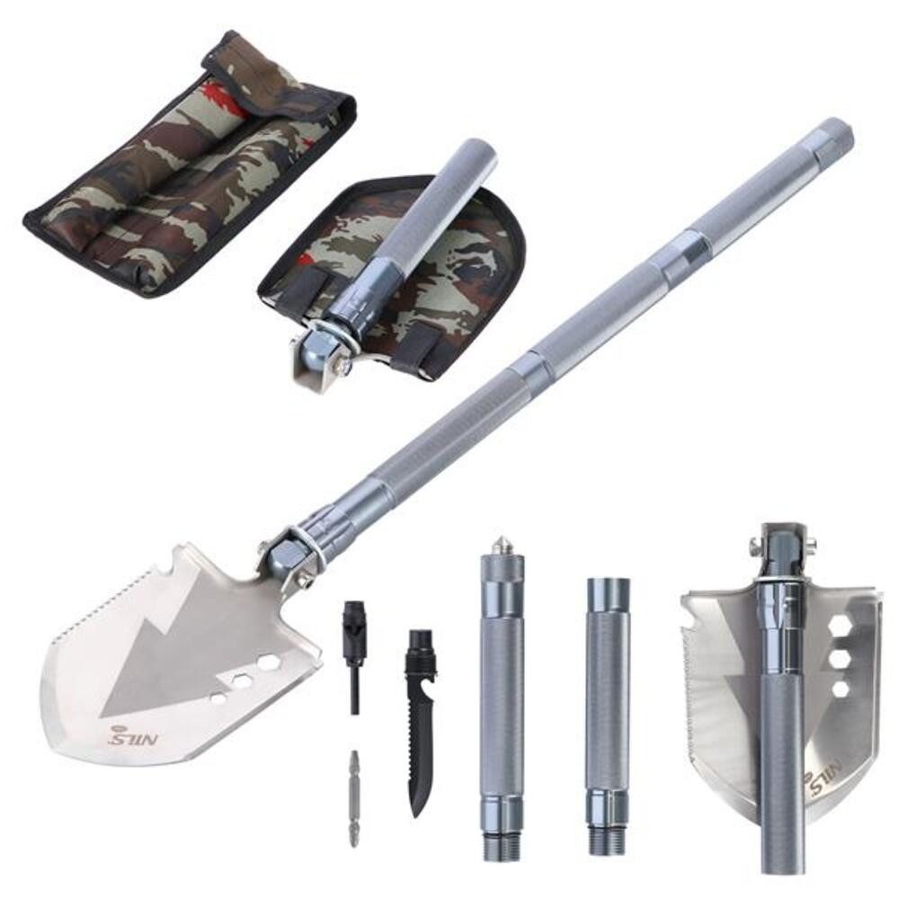 NILS CAMP Spaten Multi-Klappspaten Camper, (Spar-Set, günstig online kaufen