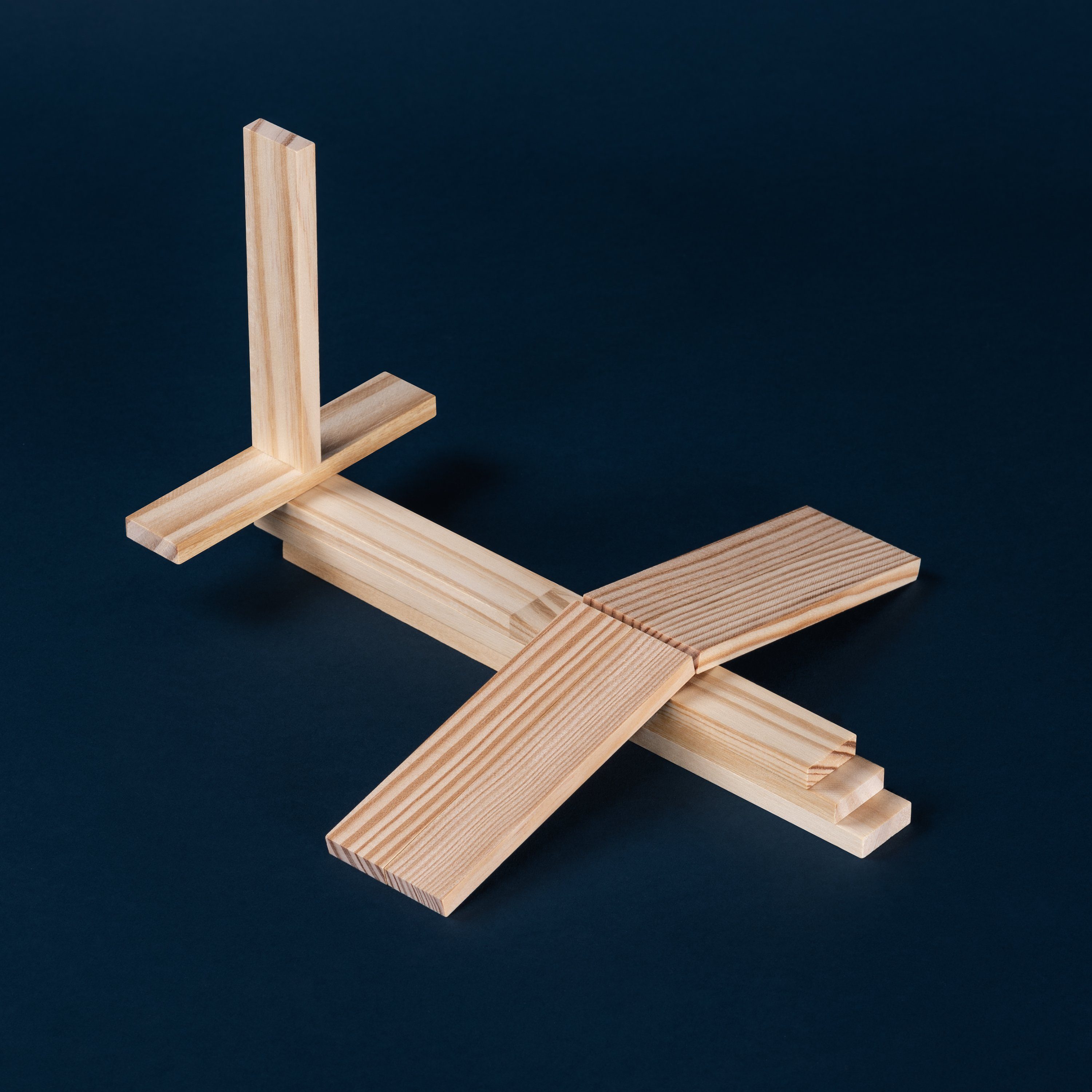 Laleni Holz Bauklötze mit Box Holzbaukasten, (220 St), Holzbaukasten – Bild 5 von 5