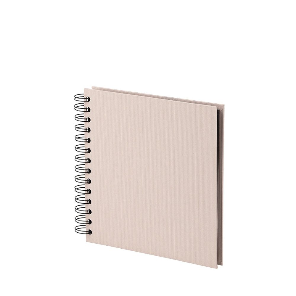 Rössler Fotoalbum RÖSSLER Spiralalbum S.O.H.O. Wire O rosa schwarz 18x18cm