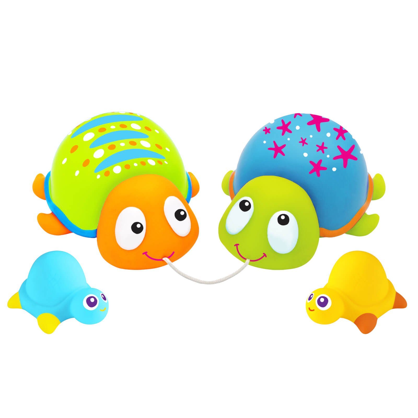 Knorrtoys® Badespielzeug Escabbo Baby Badespielzeug Kissing Turtles ab 18 Monate